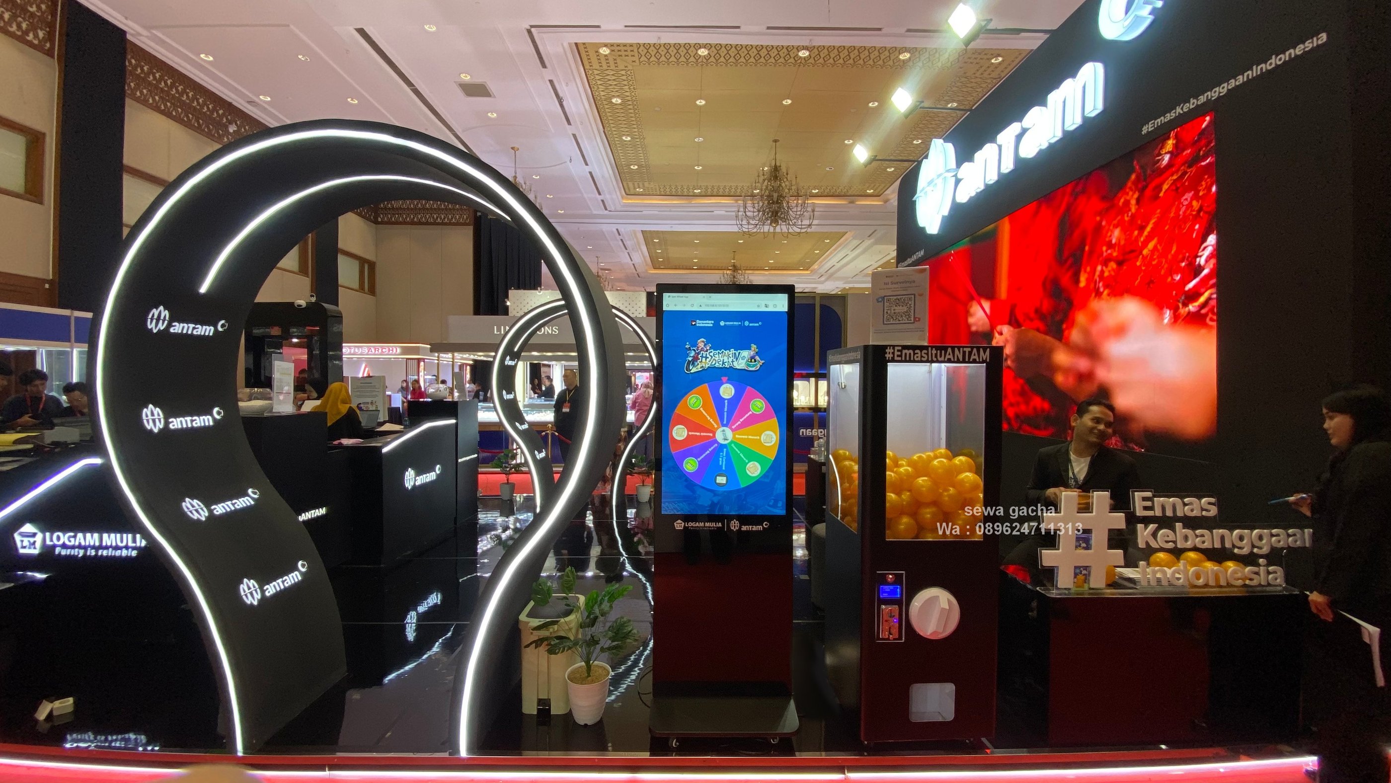 sewa mesin gacha gachapon kustomisasi