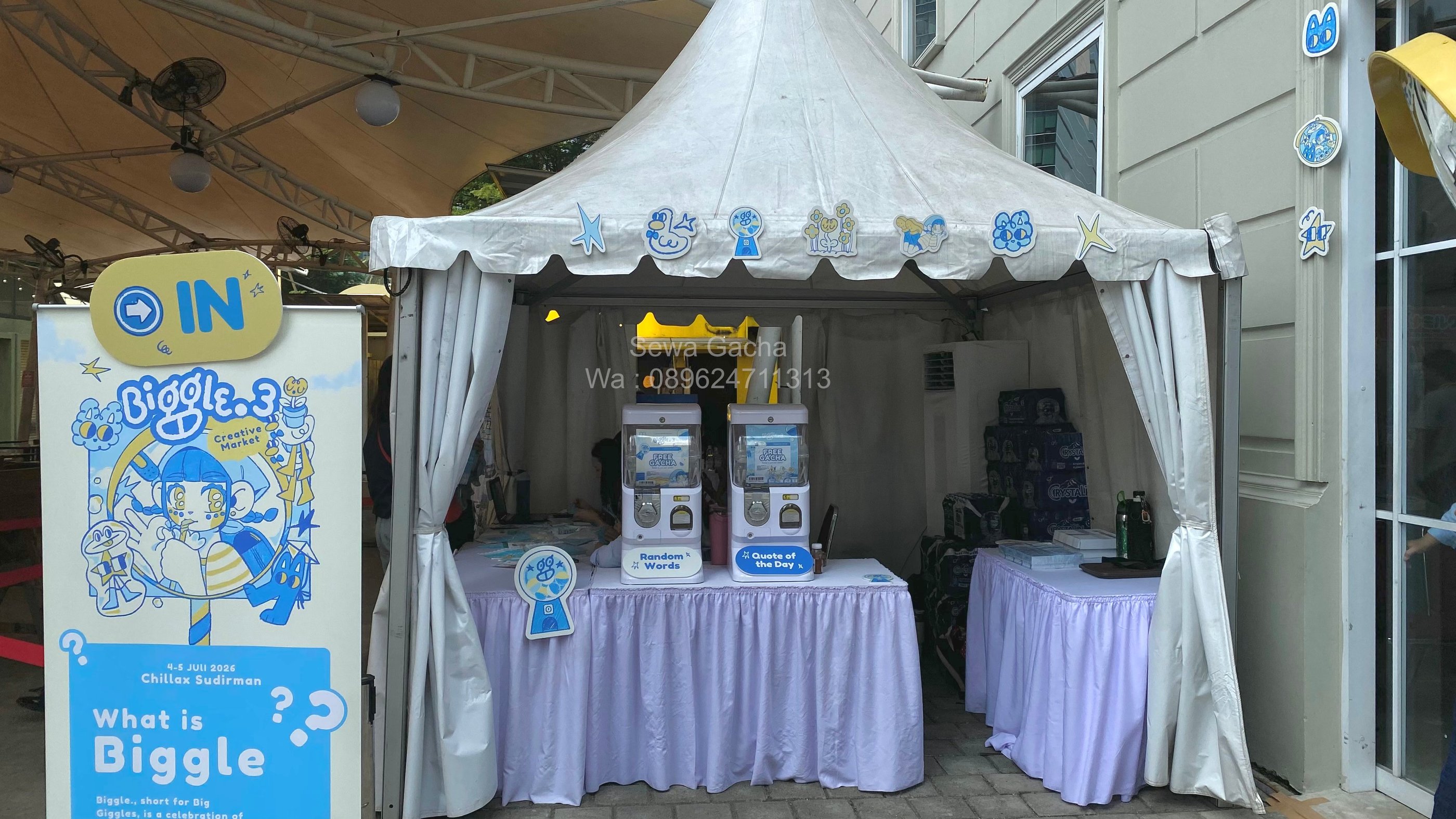 Sewa mesin gacha kecil sedang besar