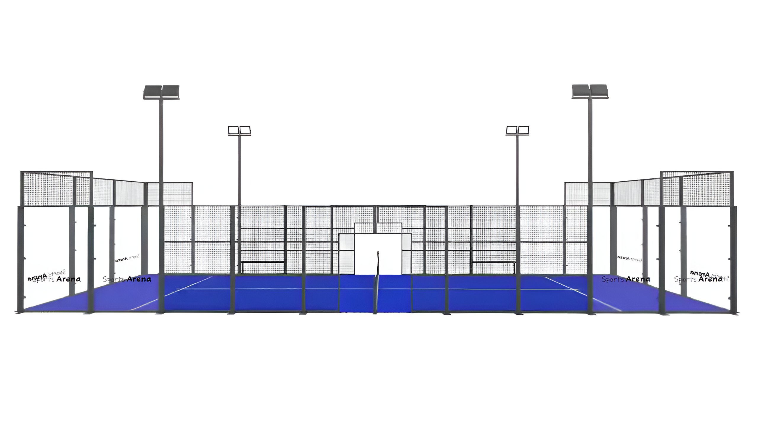 Padel sport, Padel court