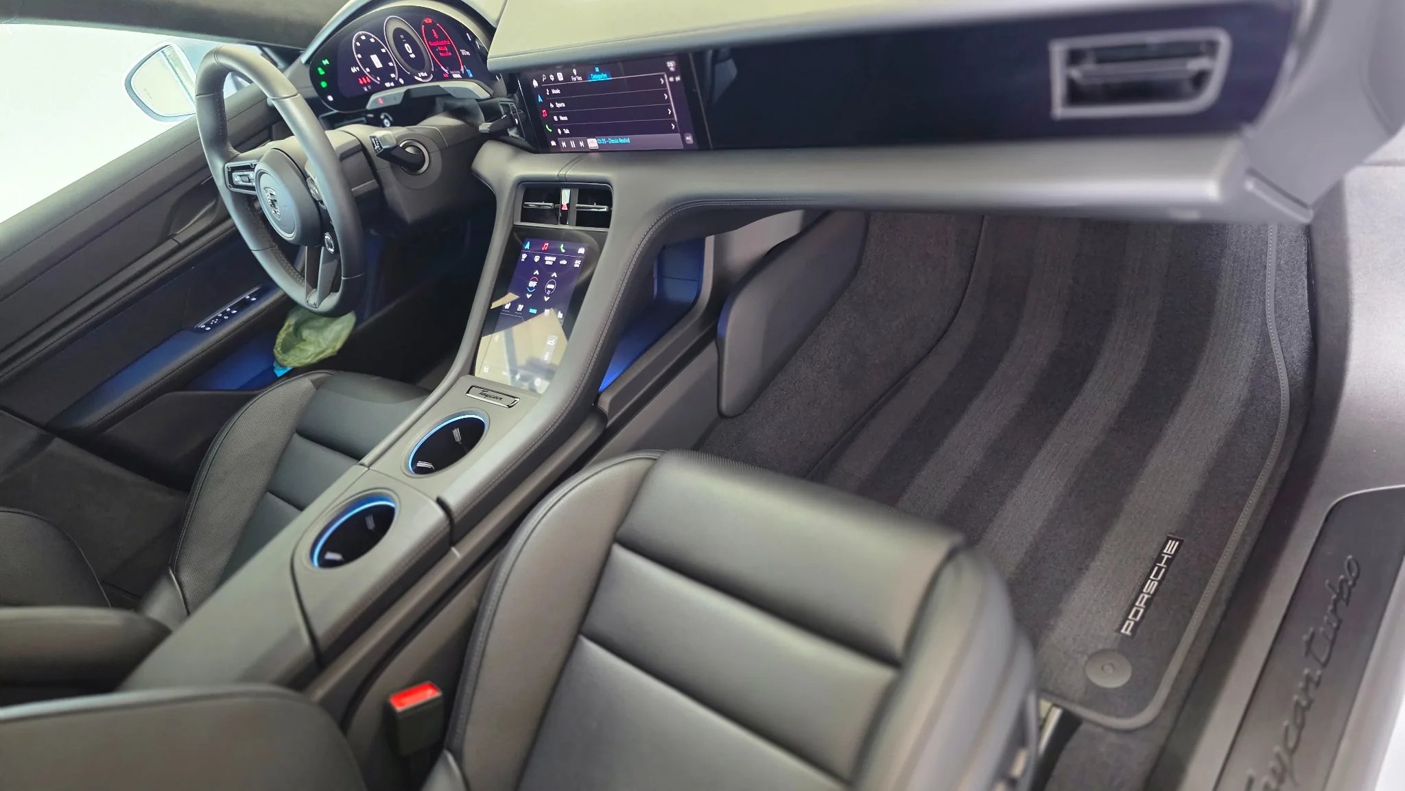 Luxury vehicle interior after professional auto detailing service in Vista, CA by North County Mobile Detail.