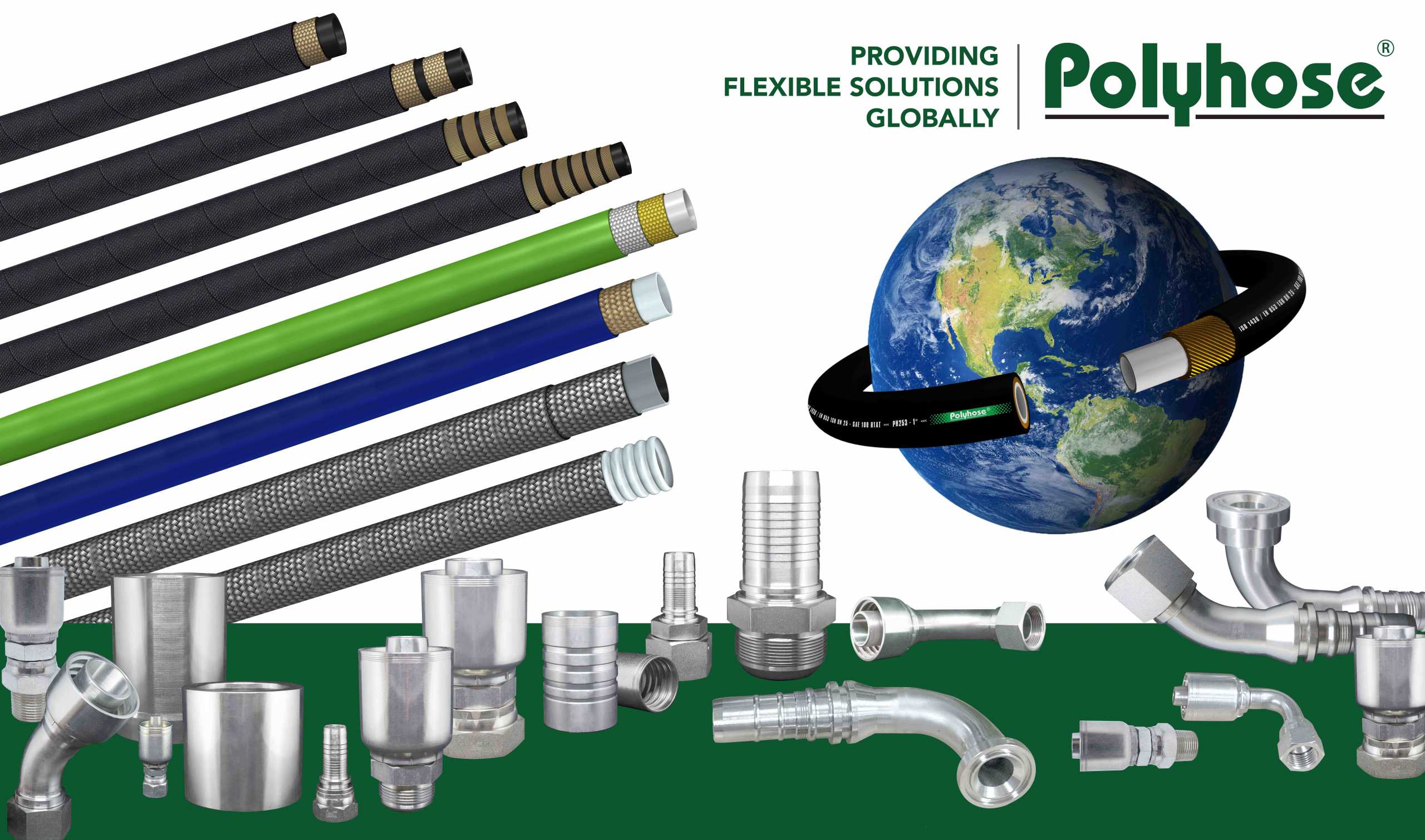 Hydraulic & Pneumatic Hoses suitable for all types of Hydraulic & Pneumatic Applications