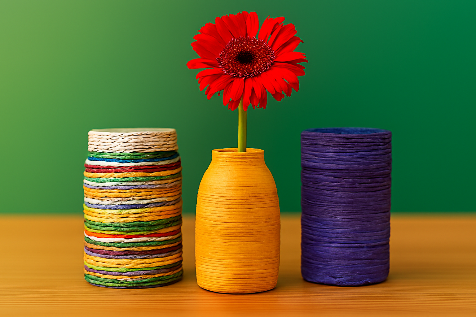 Upcycled Flower Vases