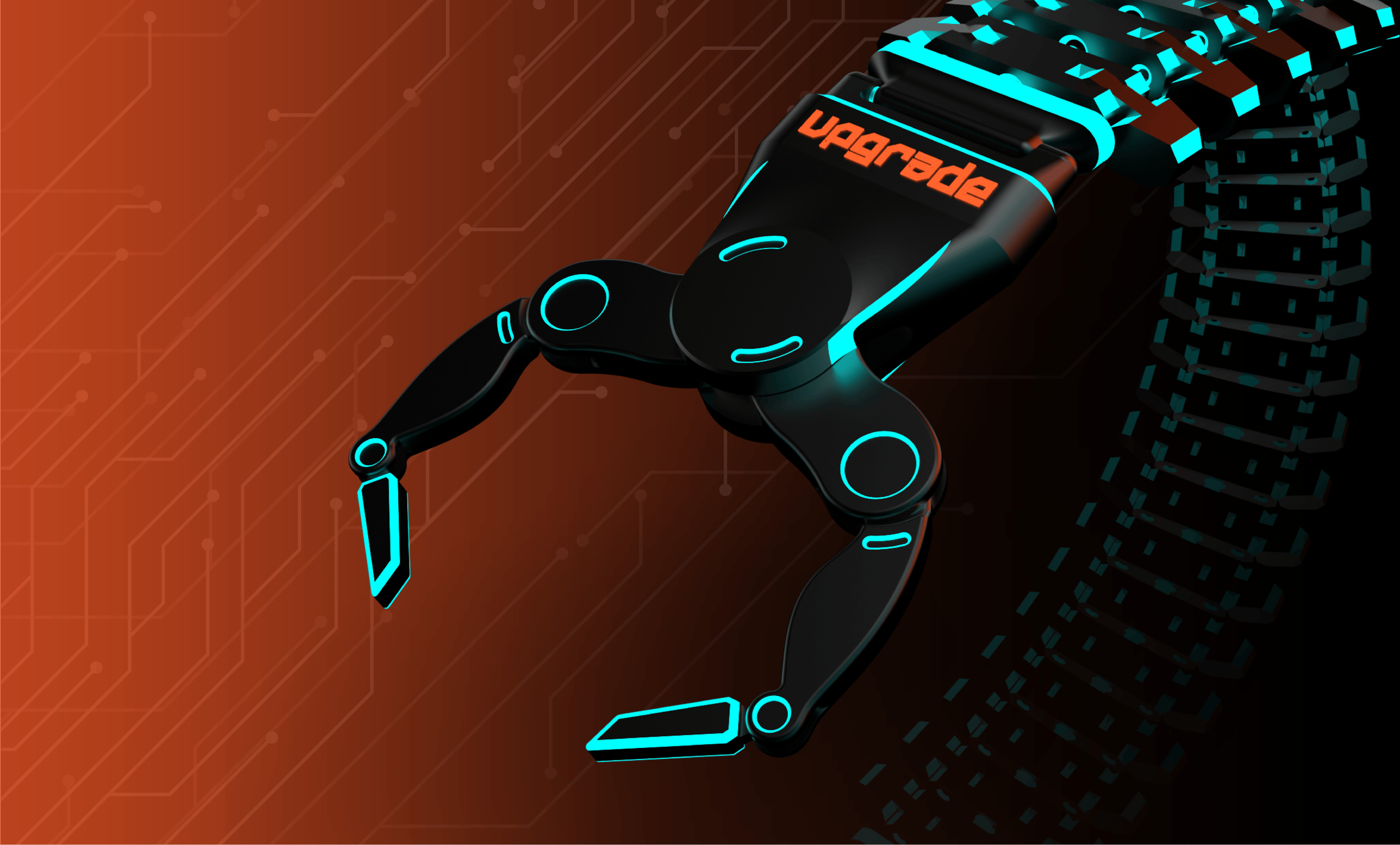 Concept render of a universal prosthetic designed as a sleek assistive arm with futuristic aesthetic