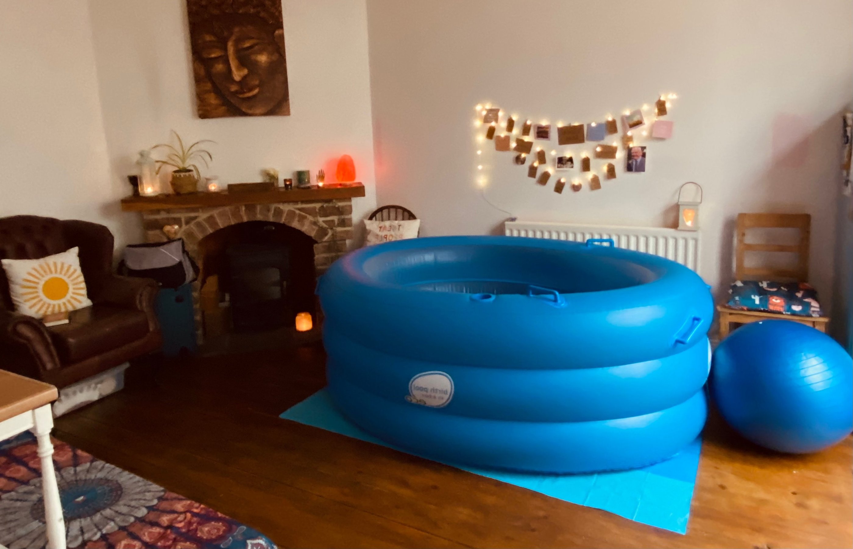 Hypnobirthing techniques used at a home birth