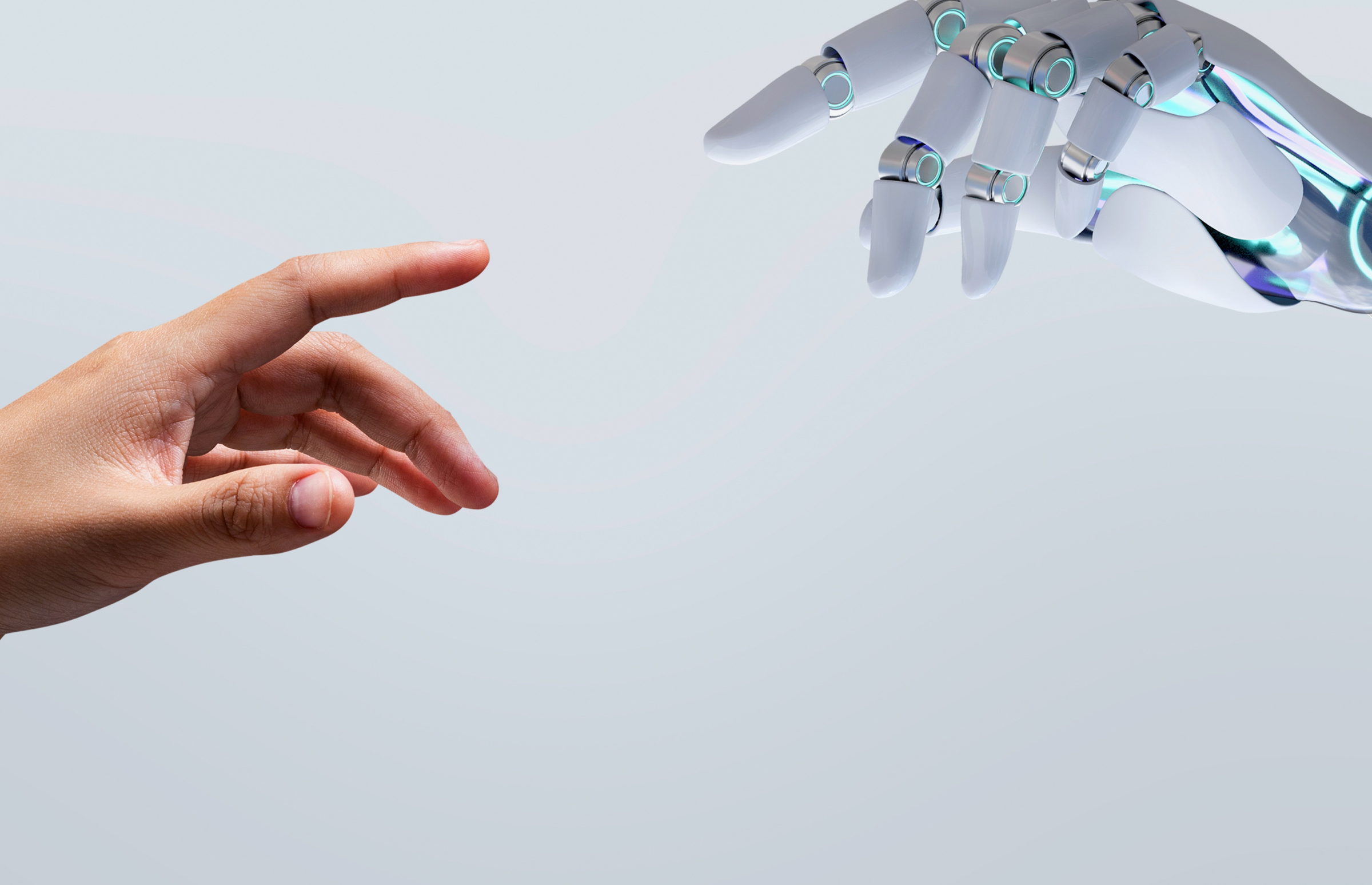 Hand mit ausgestrecktem Zeigefinger, der auf das Wort 'Kontakt' zeigt.