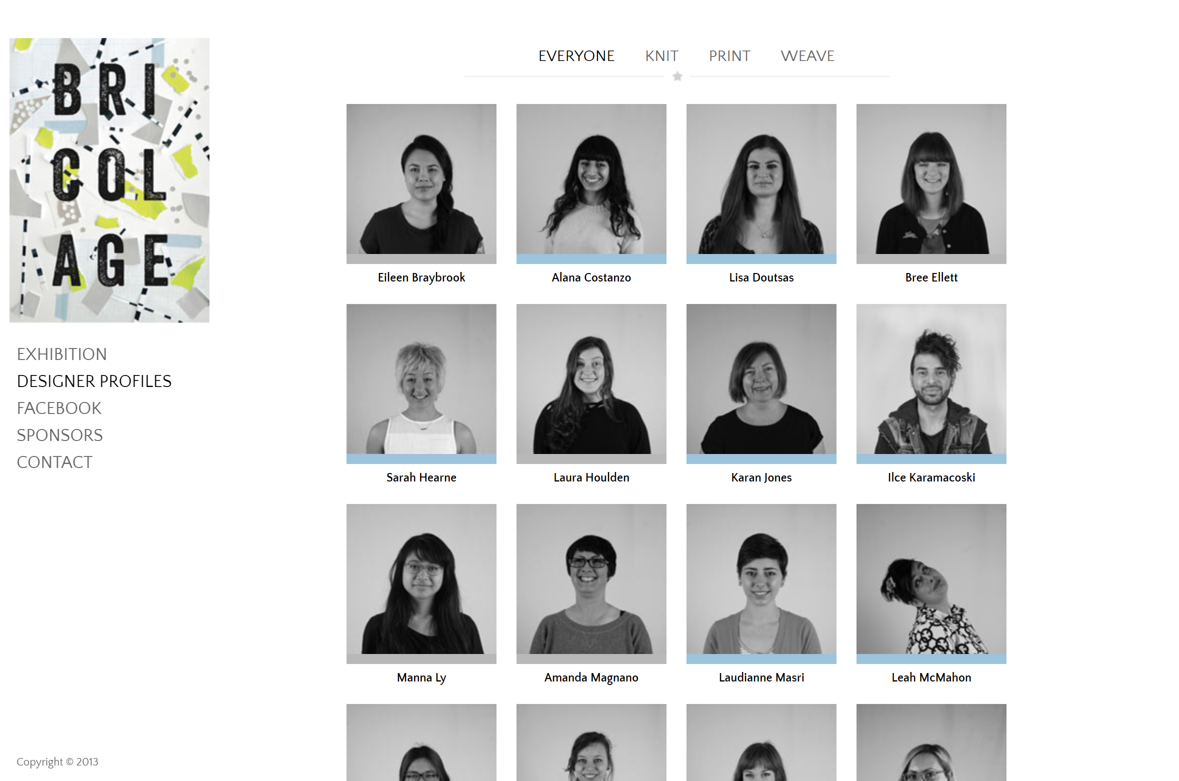 Designer Profiles - Bricolage