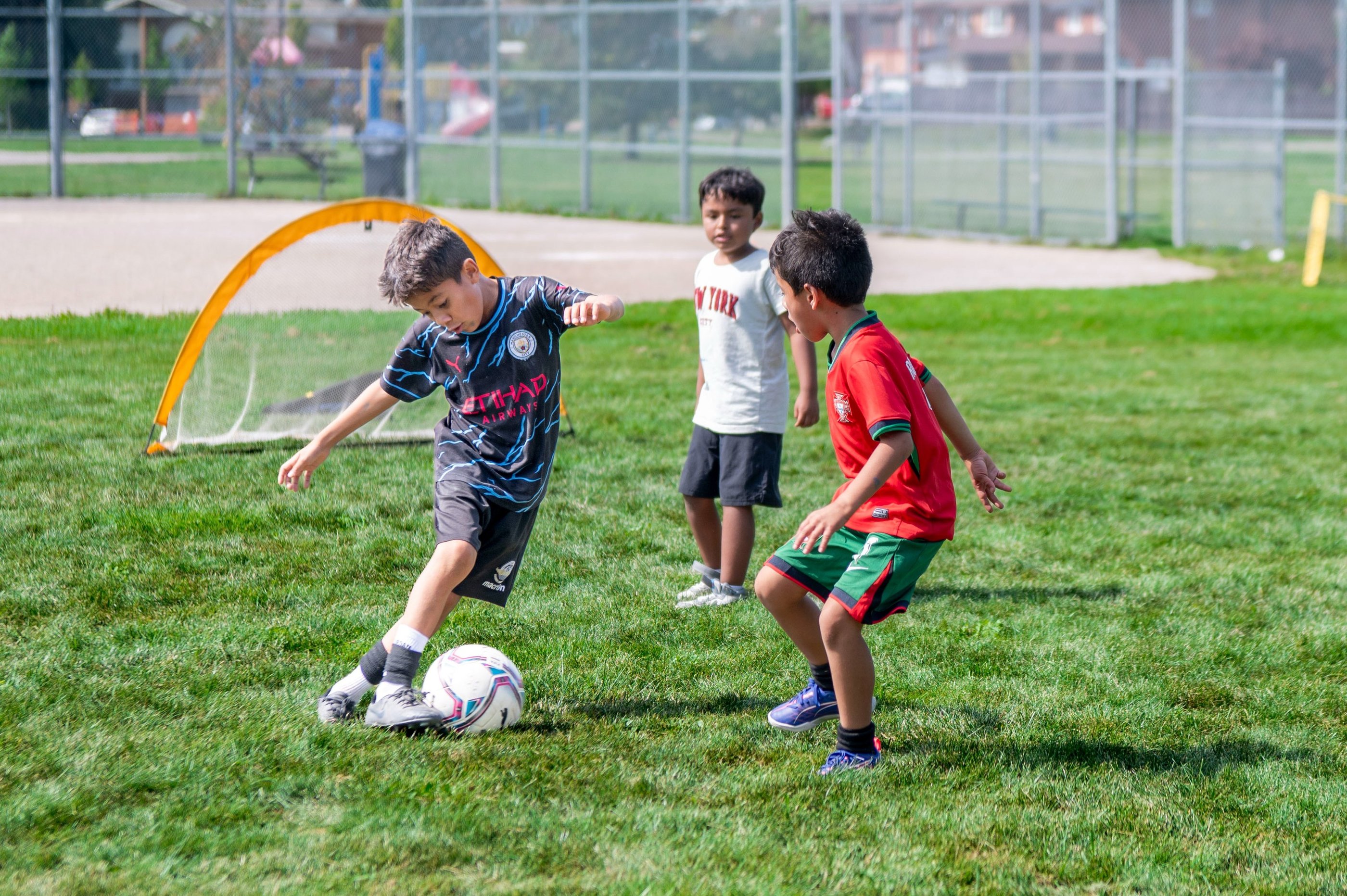soccer and volleyball summer camp for children ages 5 to 13