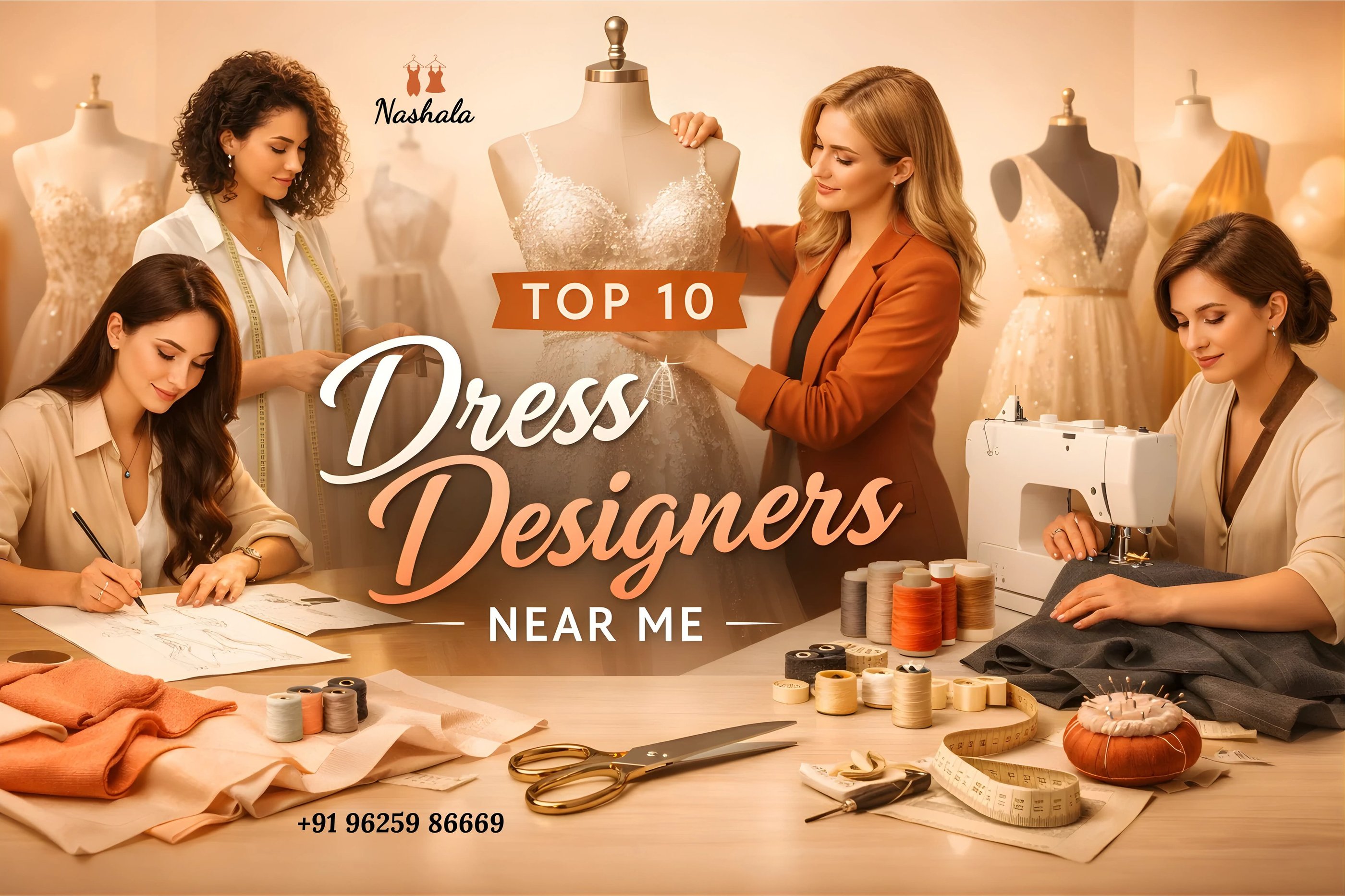 top 10 dress designer near me