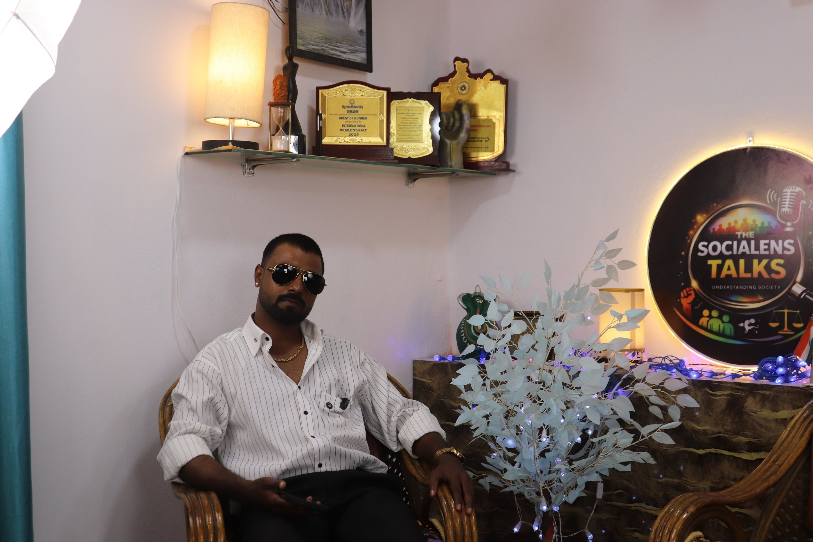 Luchacha Veer podcast discussion The Socialens Talks prank creator journey Veer Yadav story