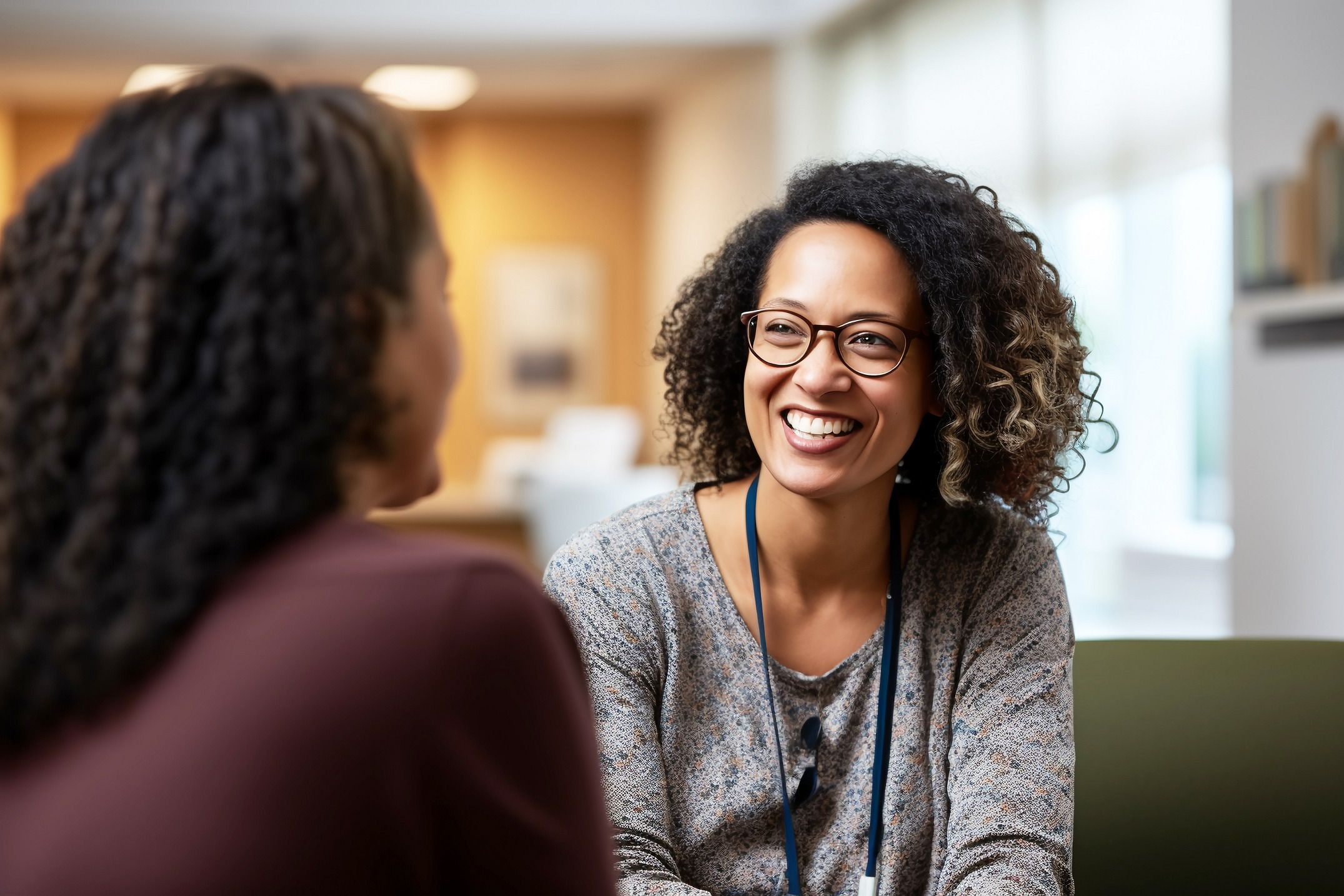 Joy of Life Clinic Therapist and Patient