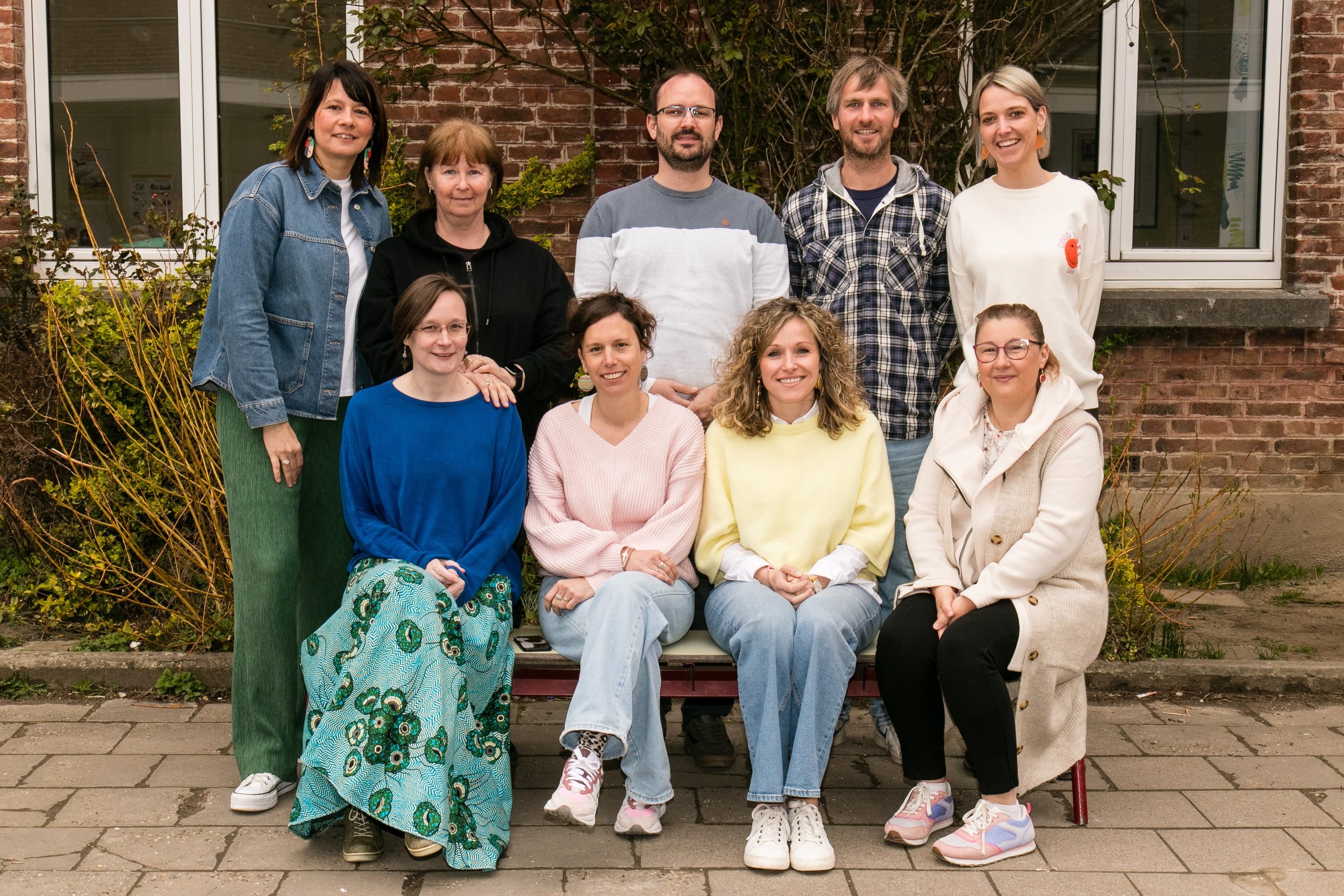 image représentant l'équipe éducative de l'école