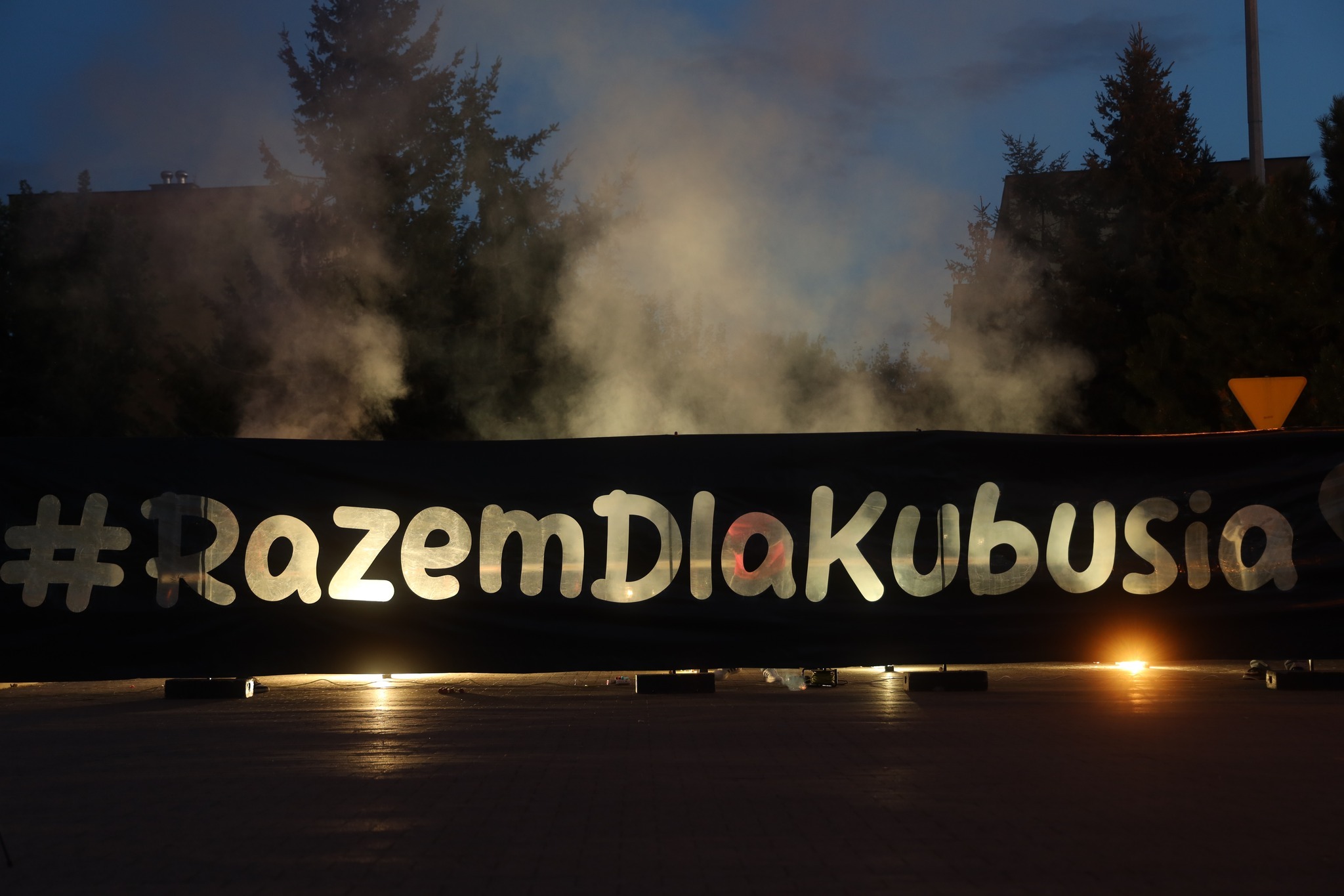 napis pirotechniczny podświetlany napis folia okolicznościowa