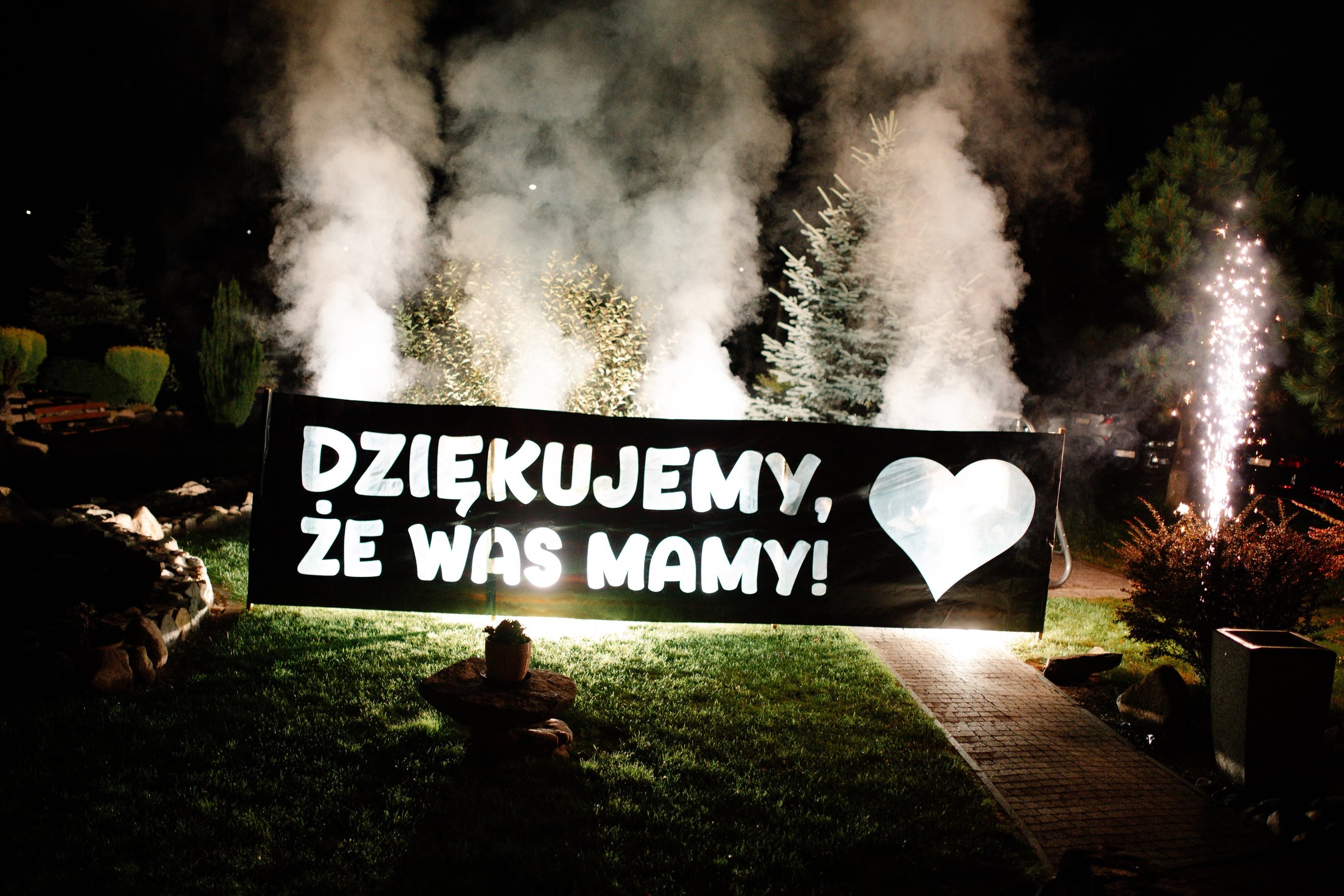 nietypowe podziękowania dla rodziców pirofolia dziękujemy wesele