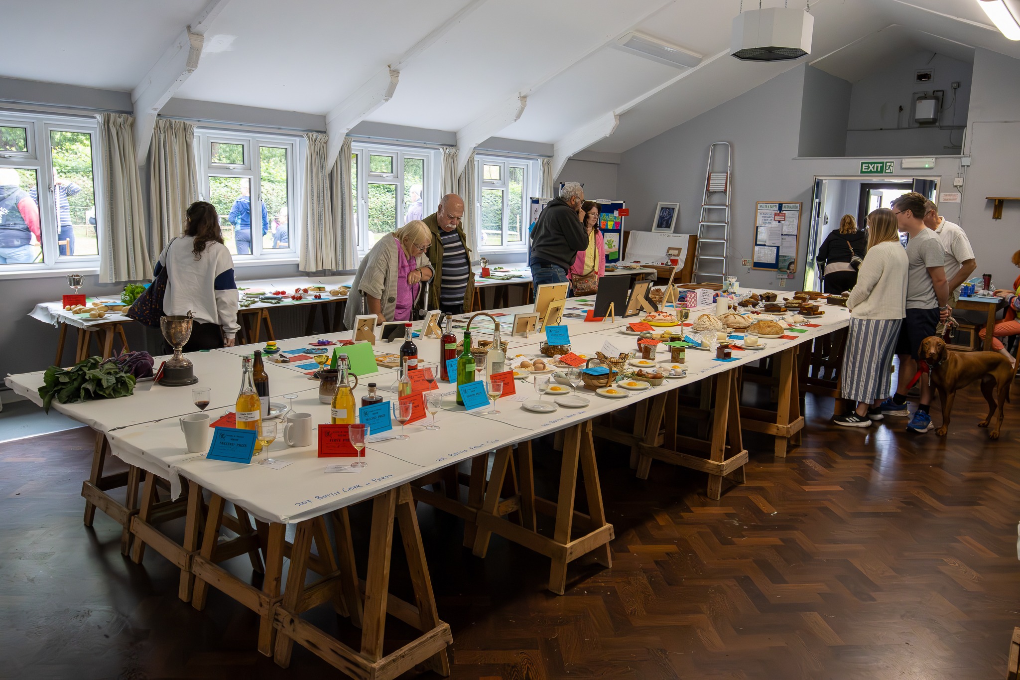 Cwmdu Village hall during the annual cwmdu and district show