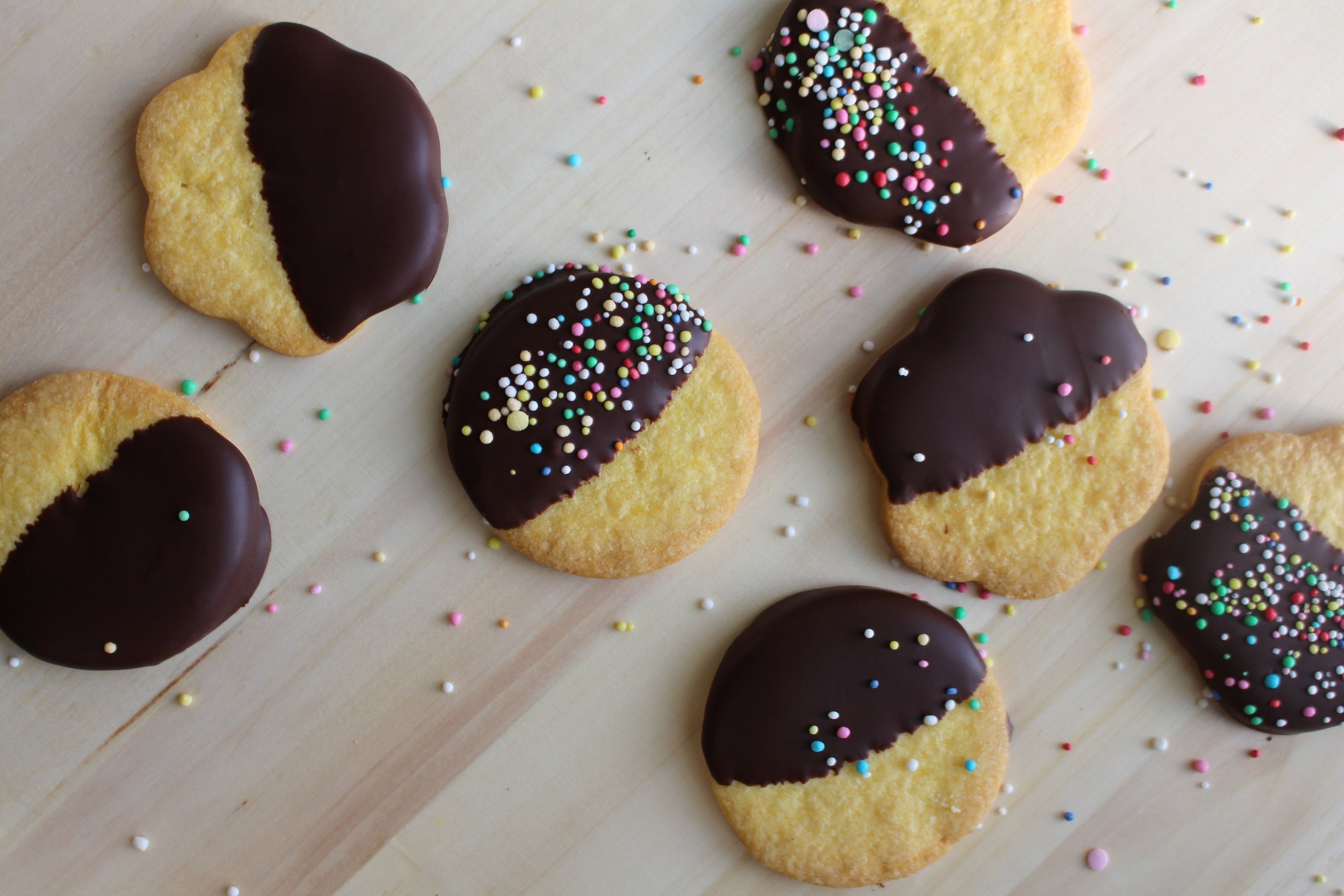 Biscotti senza glutine con cioccolato 