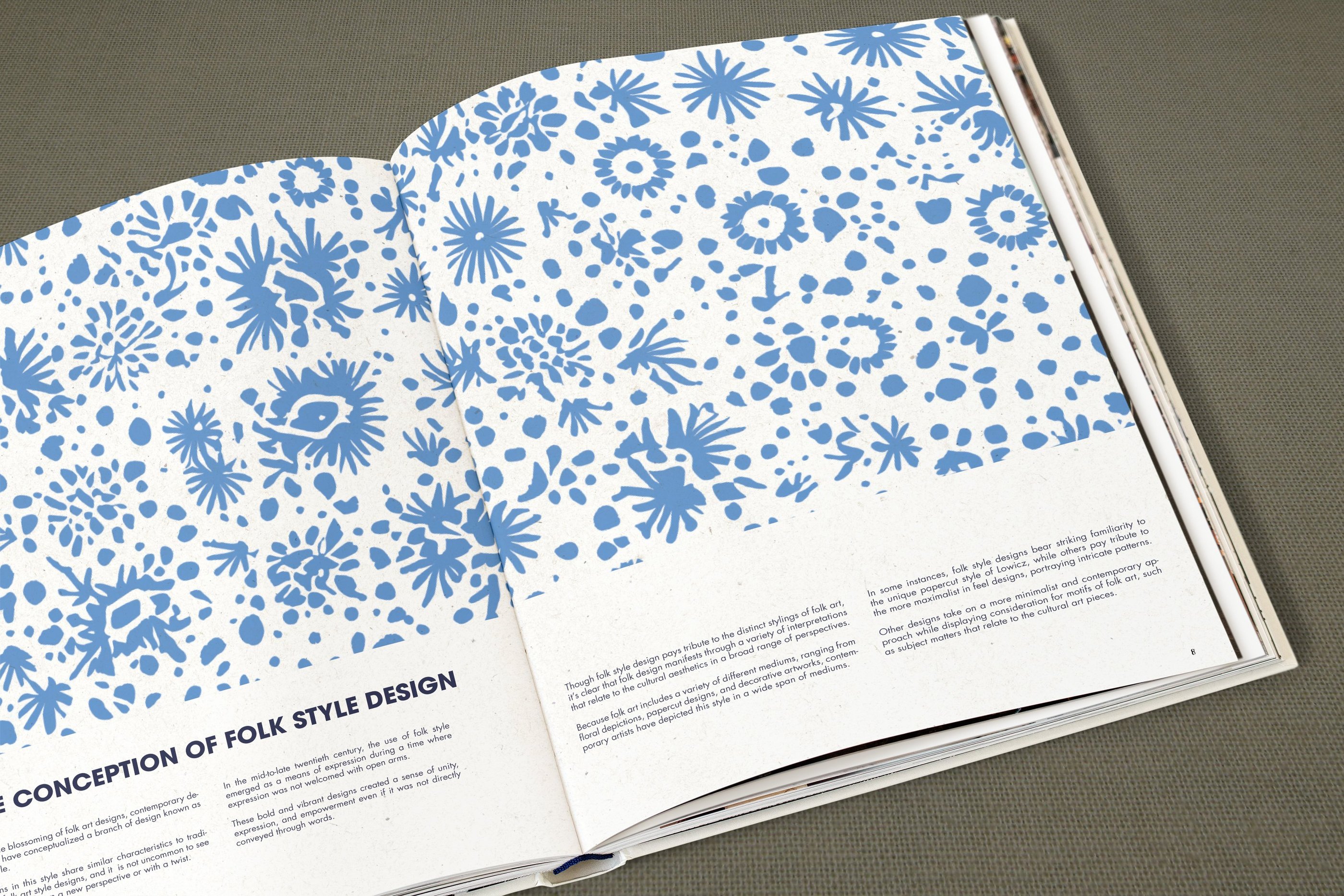 Close-up Mockup of Zine