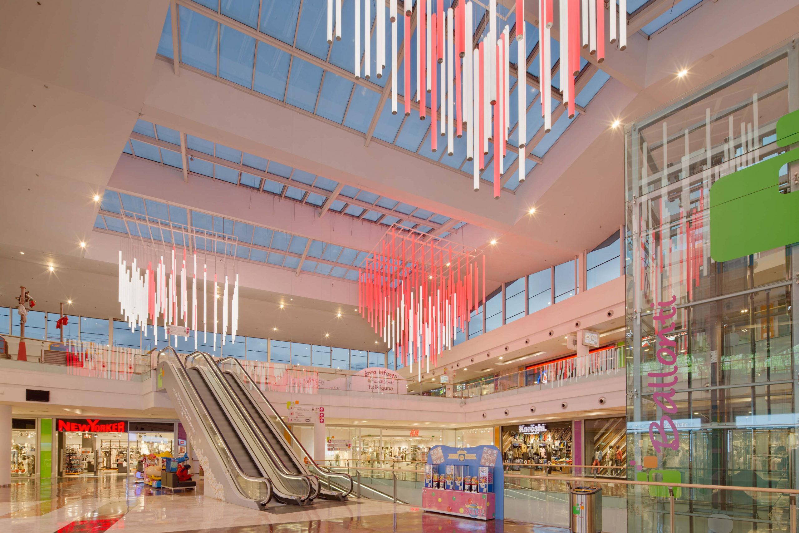 centro comercial Ballonti GURBAIN arquitectura