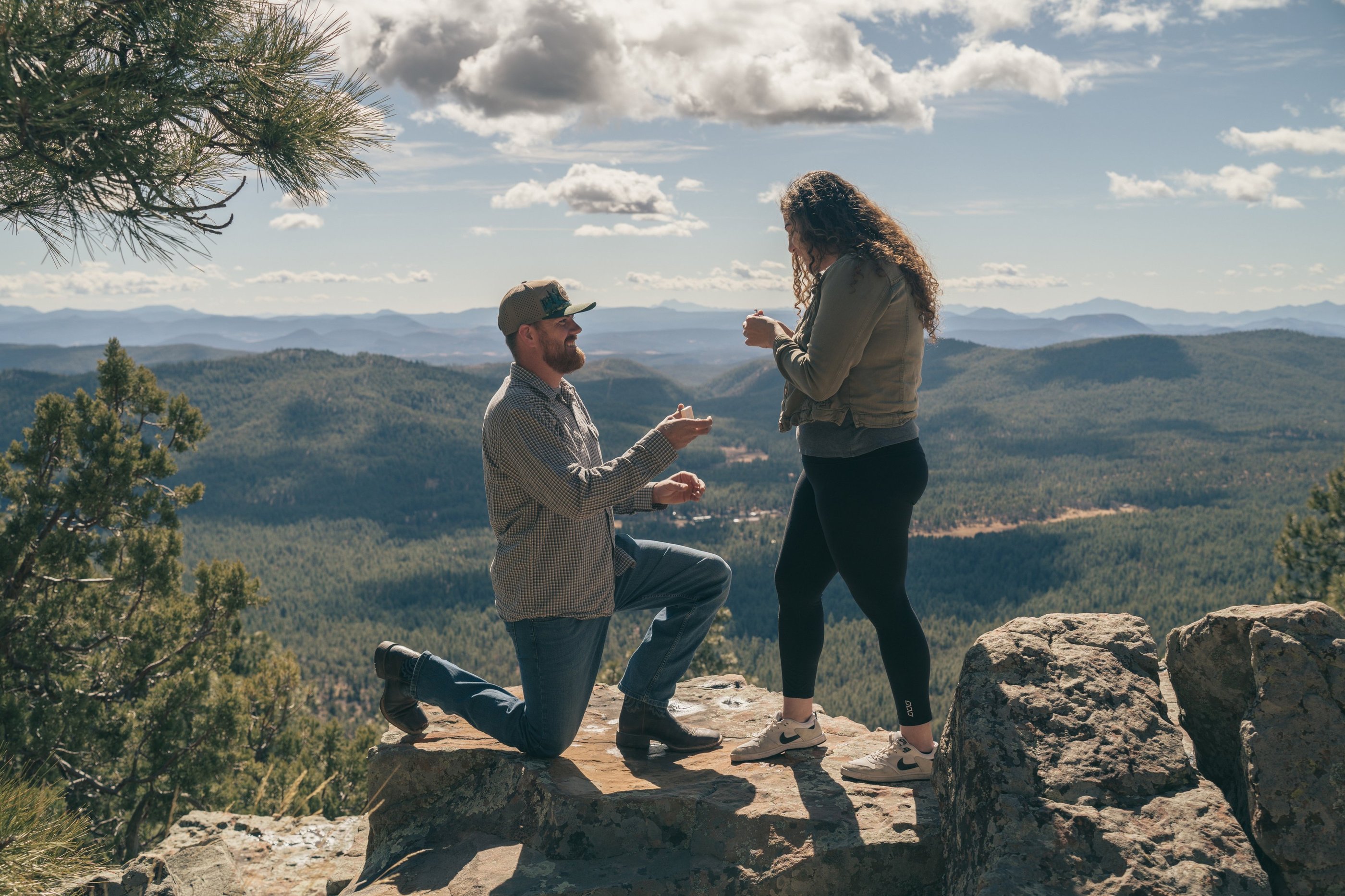 a man and woman proposal in payson