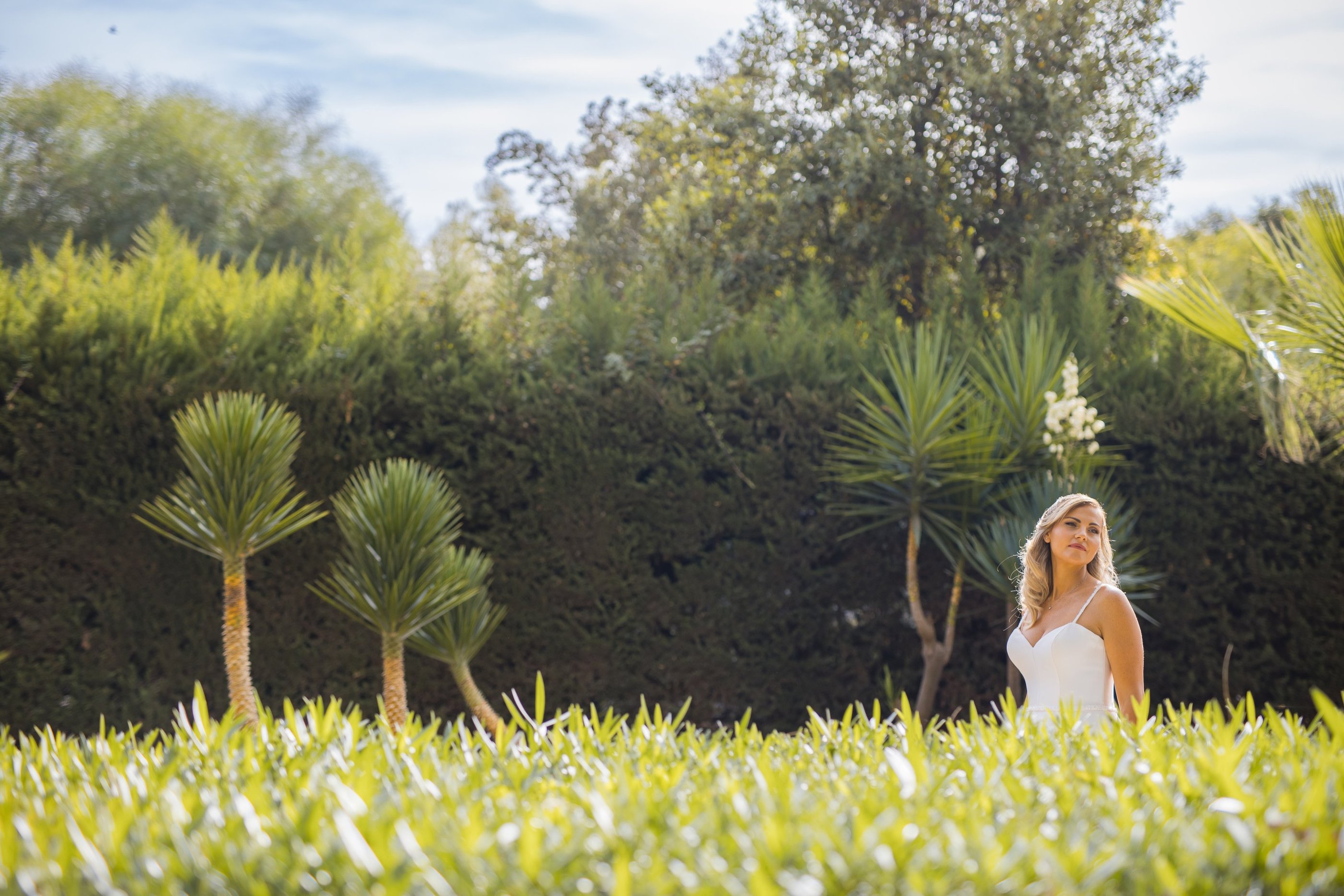 sposa in una location da sogno