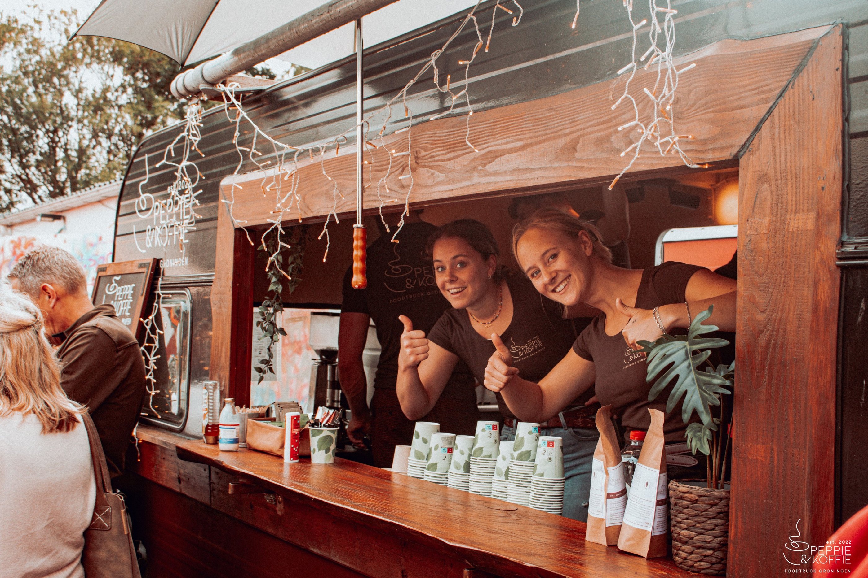 peppie & koffie foodtruck Groningen catering koekjes