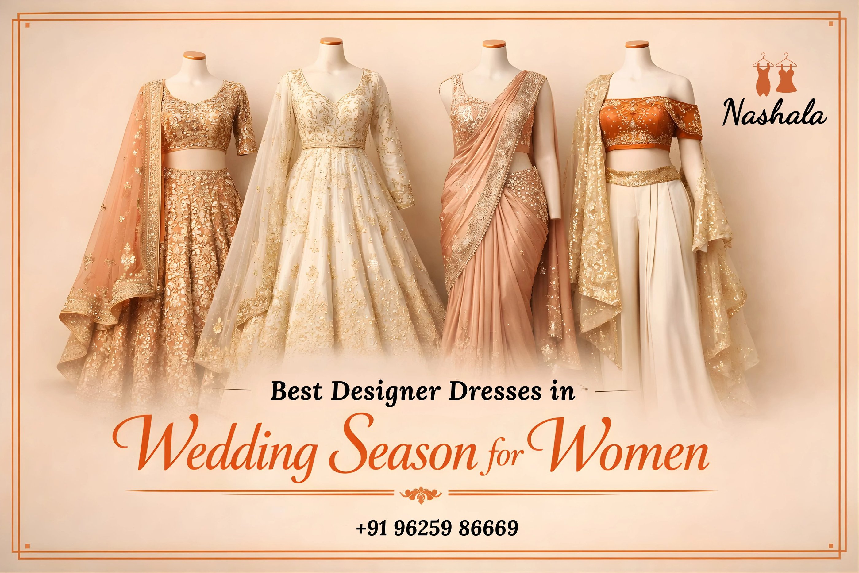 Best Designer Dresses for Wedding Season for Women