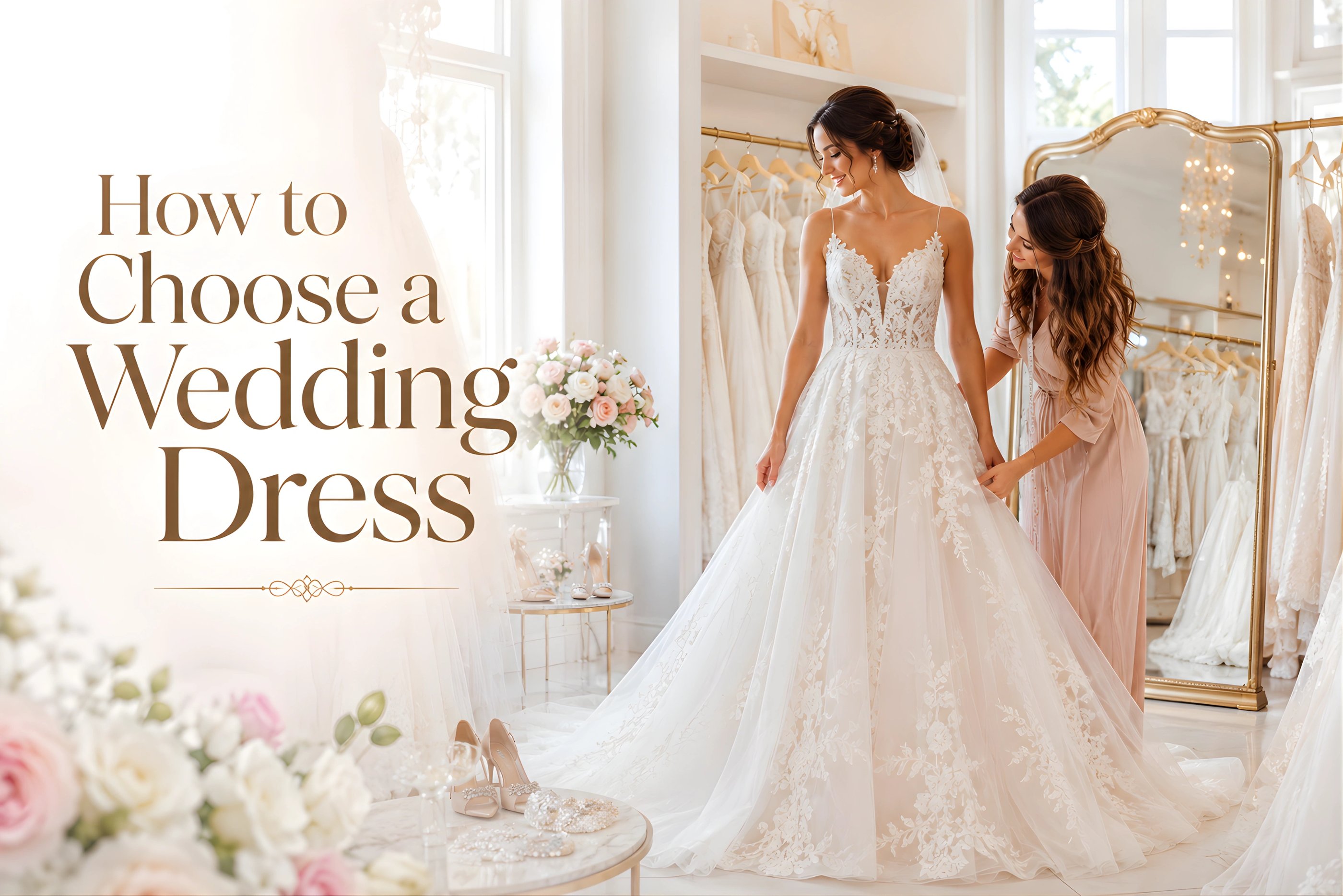 how to choose a wedding dress