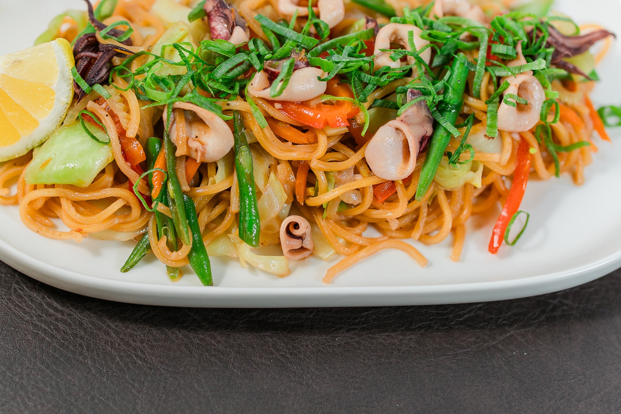 Pancit Canton Calamari Neighborhood