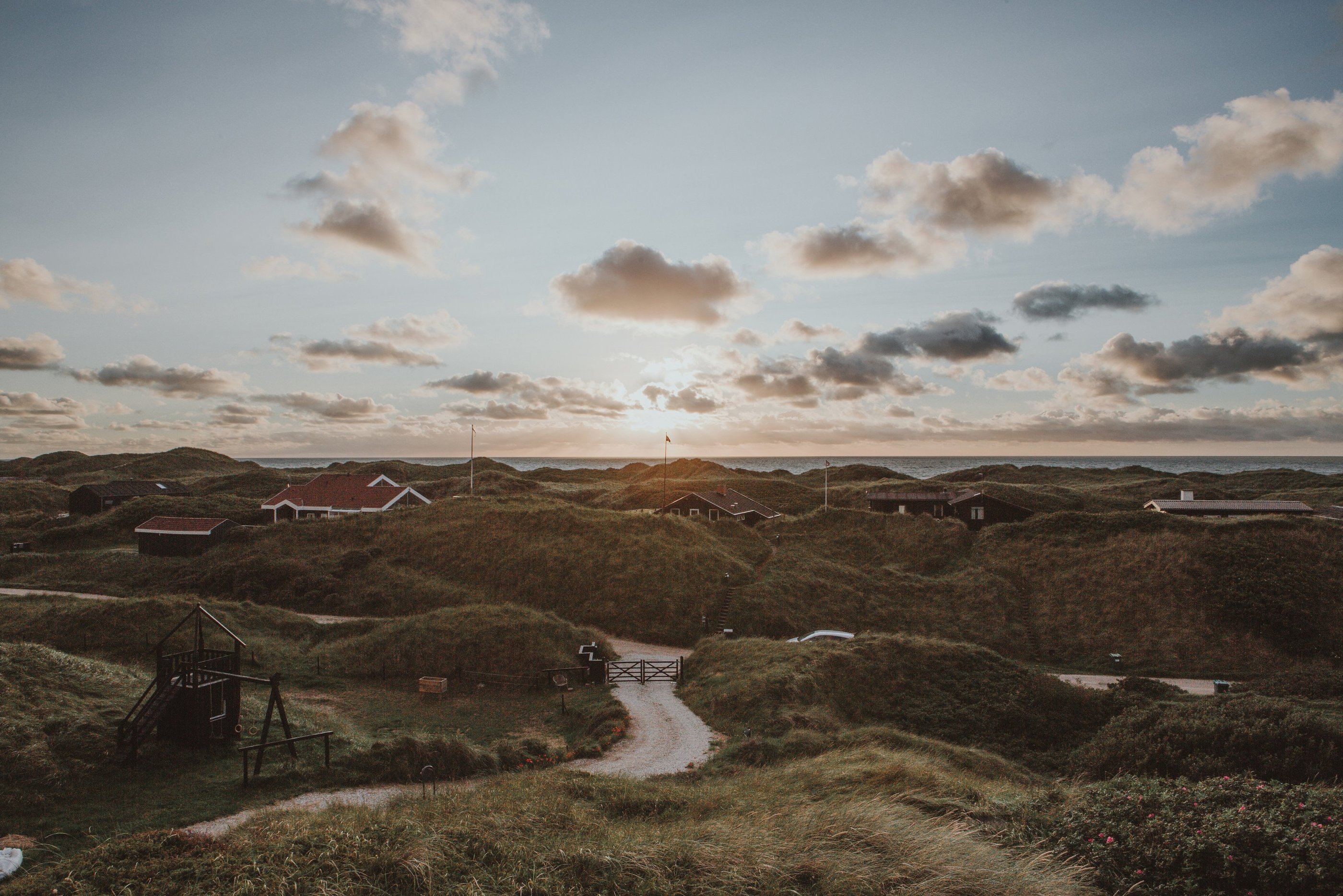 Sunset at the west coast
