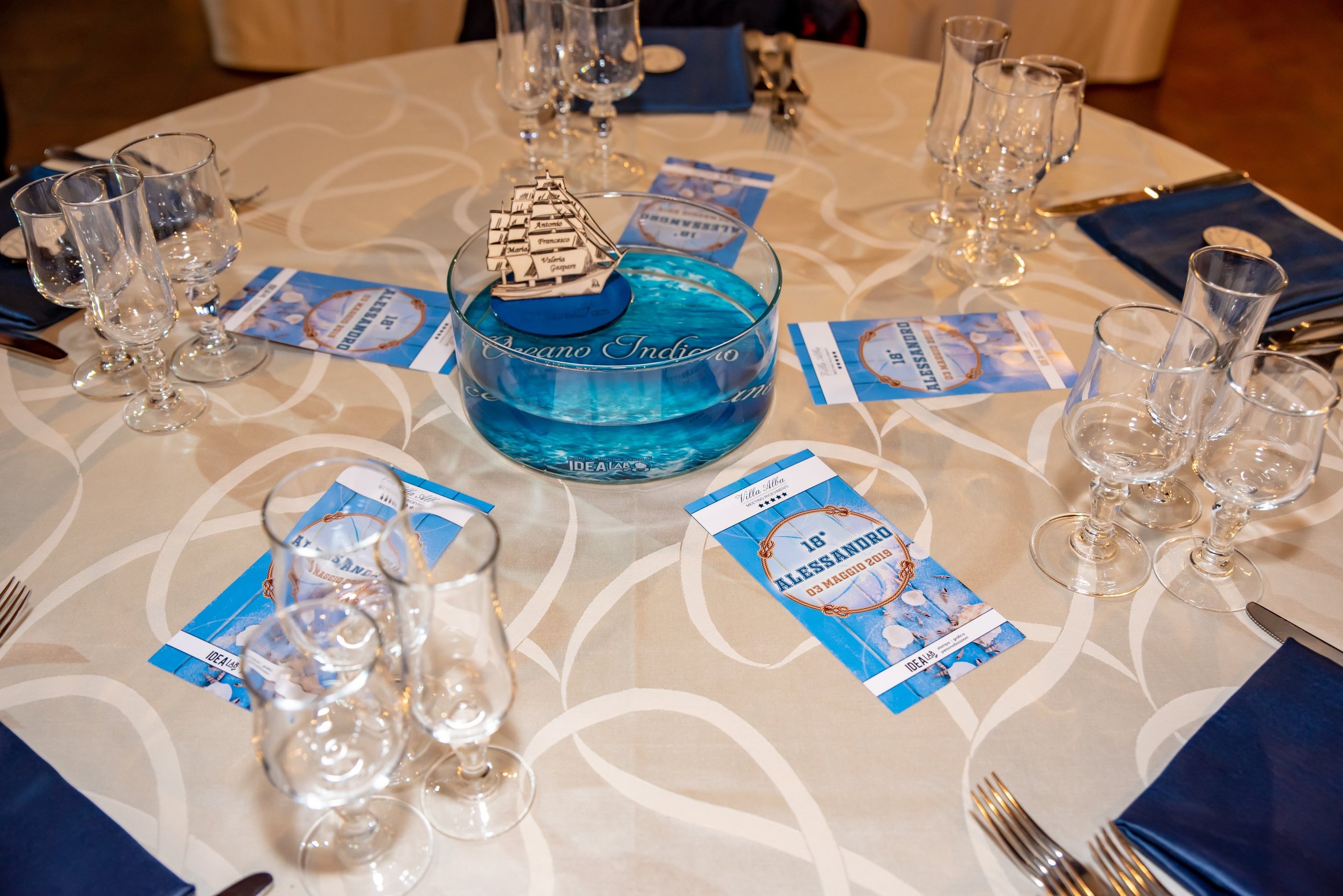 cilindro basso con stampa