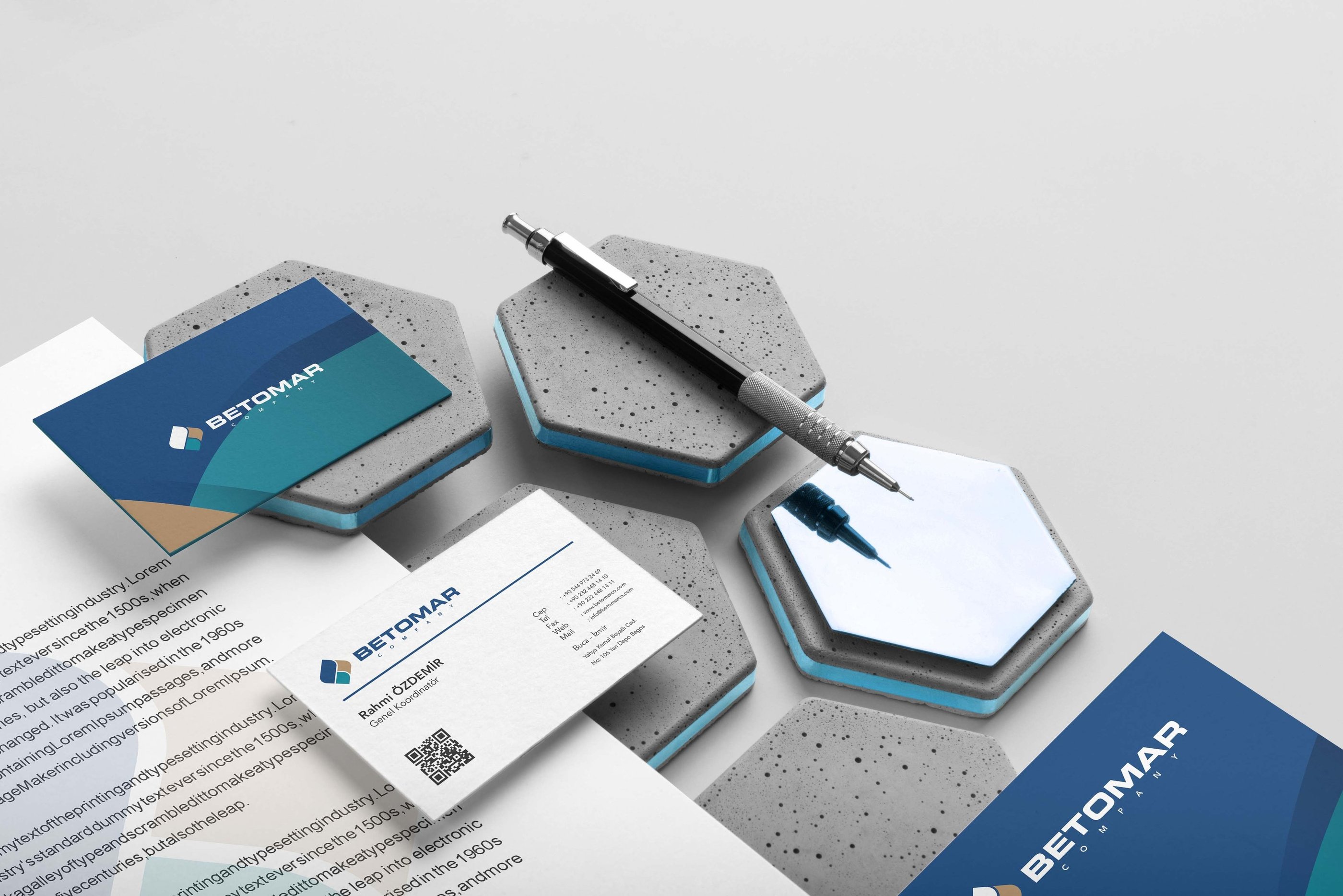 izmir inşaat firması kurumsal kimlik tasarımı