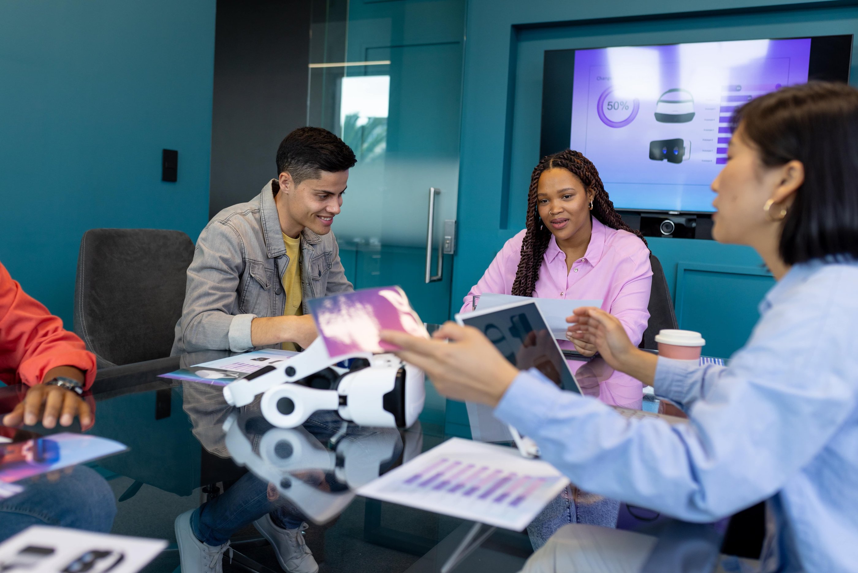 a group of people sitting around a table-Ai-Integrated Digital Academy