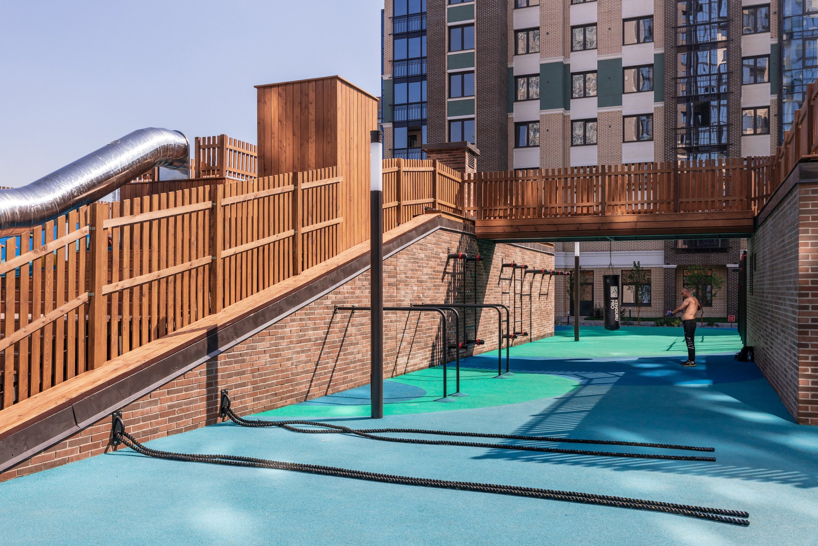 Terrain de street workout en accès libre