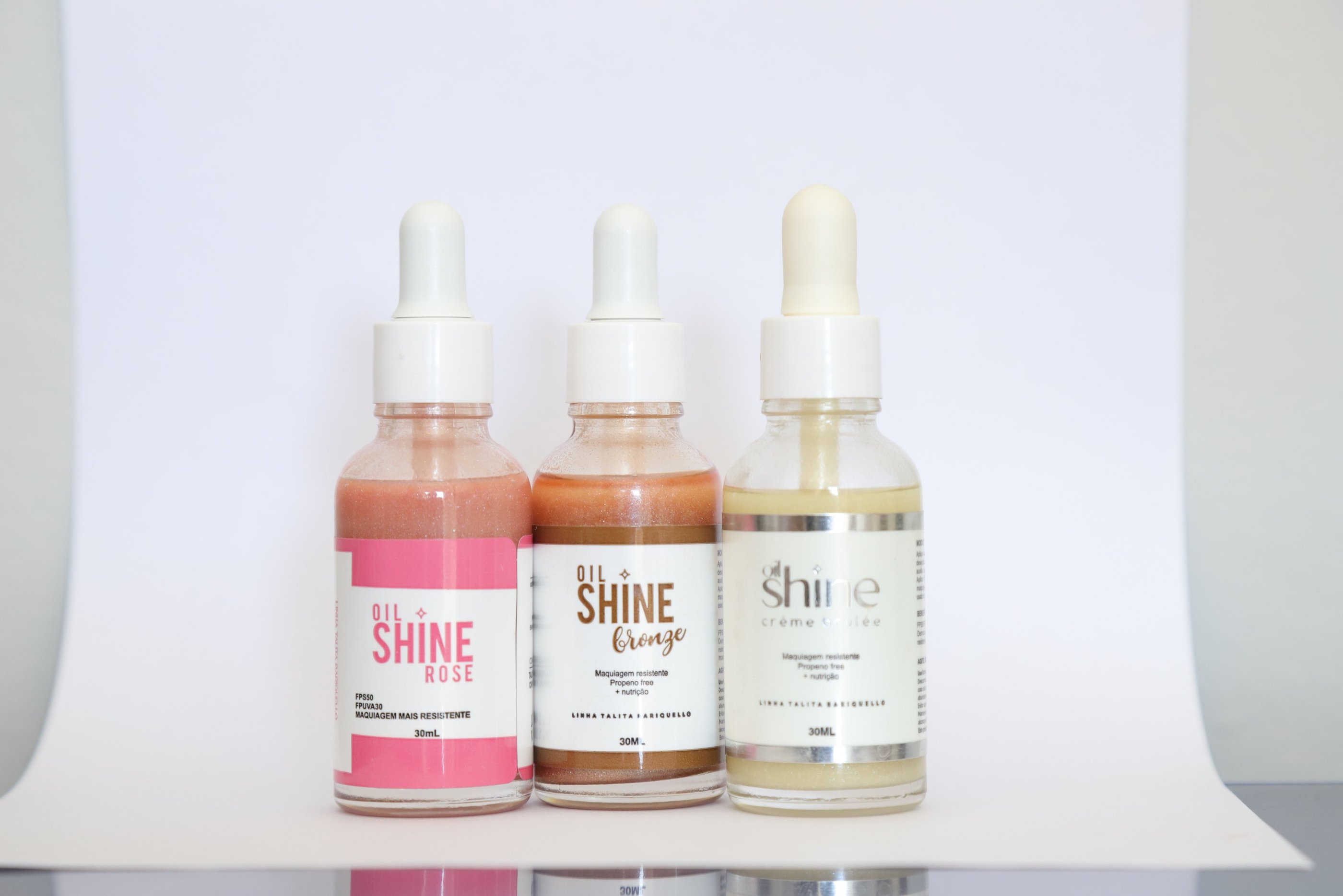 oil shine bronze, rose e brulle
