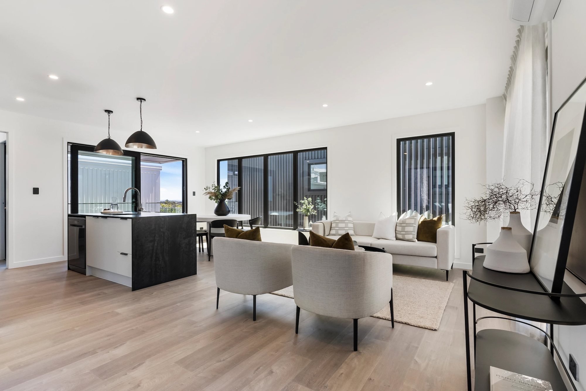 Living room townhouse - Highend Homes