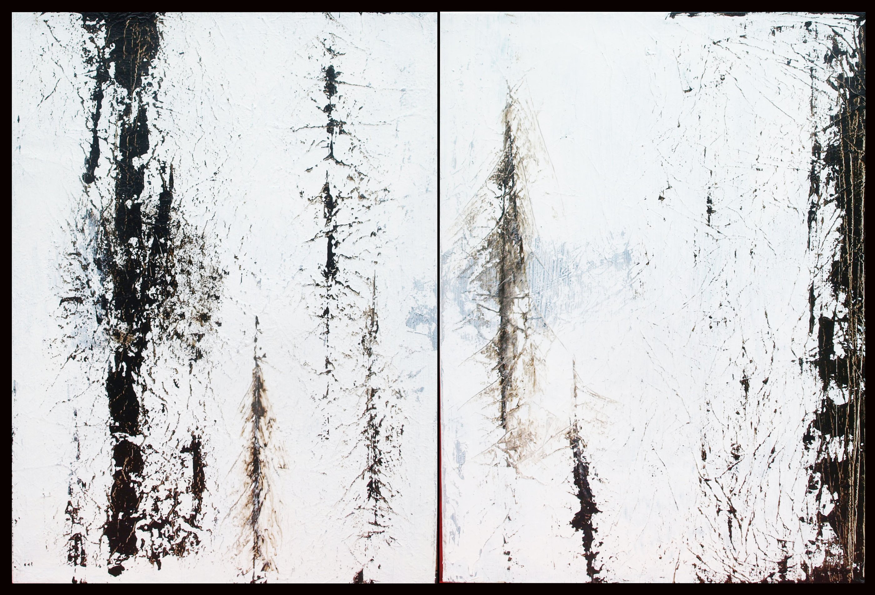 Artiste Jaï - Collection Dyptique - Peinture 2023