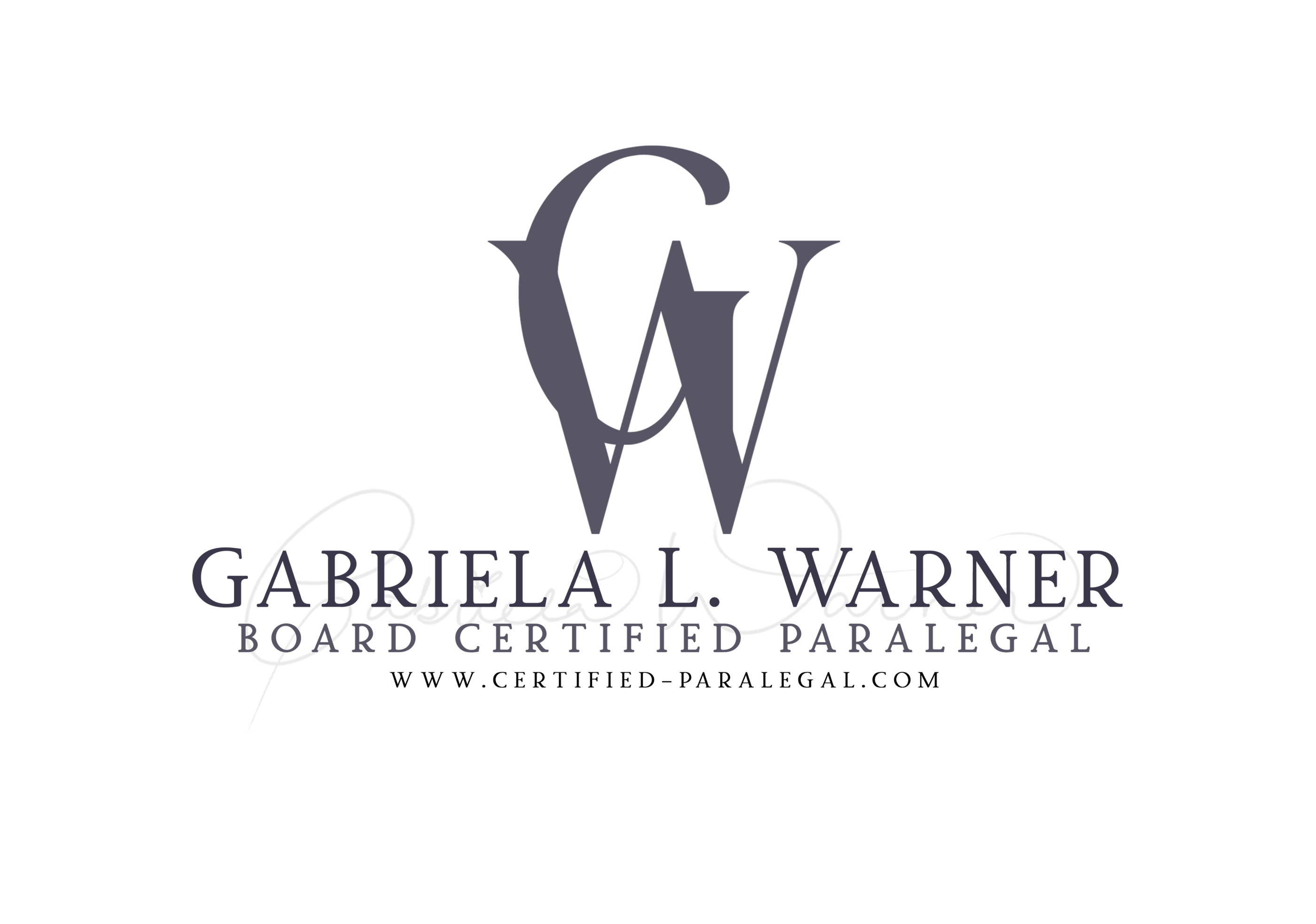 Gabriela Warner - Logo