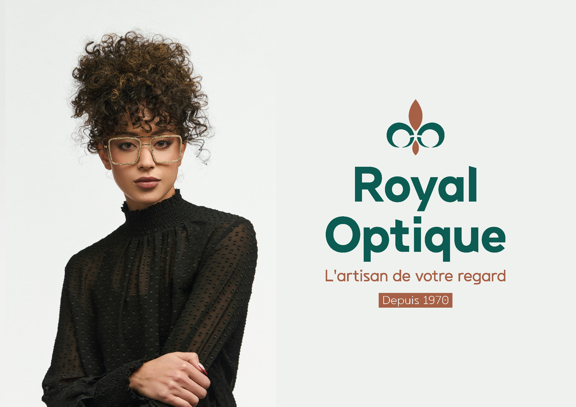 Logo - Identité visuelle- Royal Optique - Opticien - Orléans - Amy Atelier Graphique