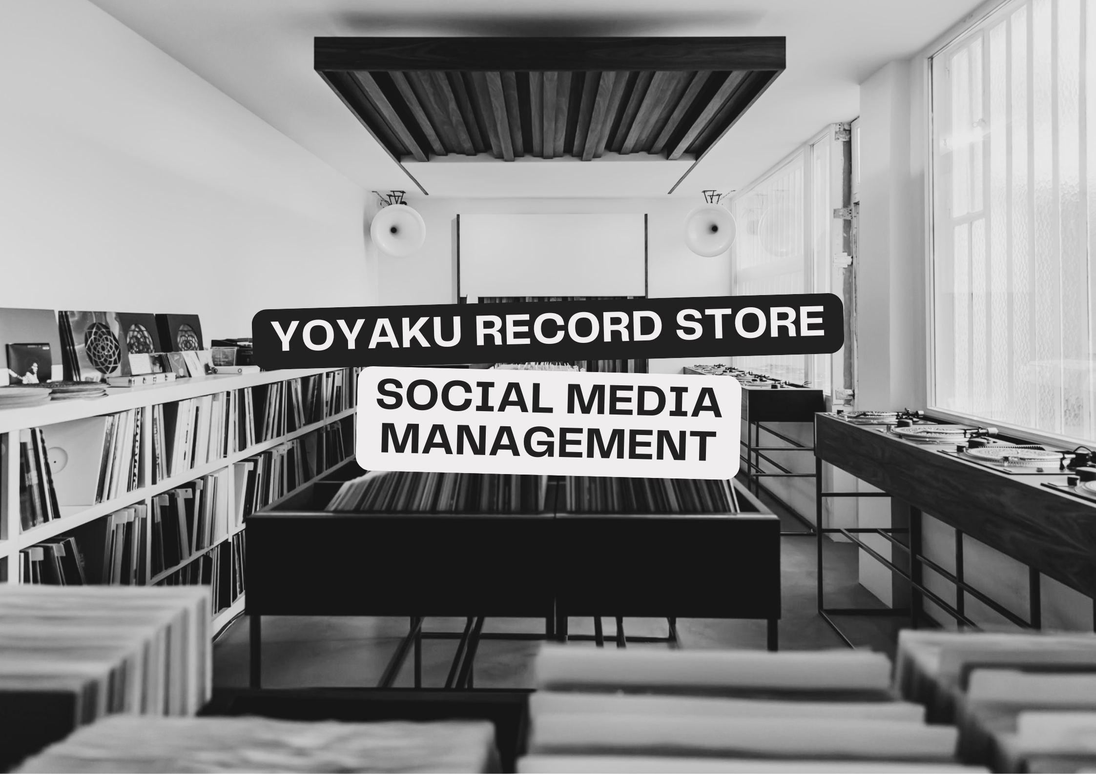 yoyaku record store social media management