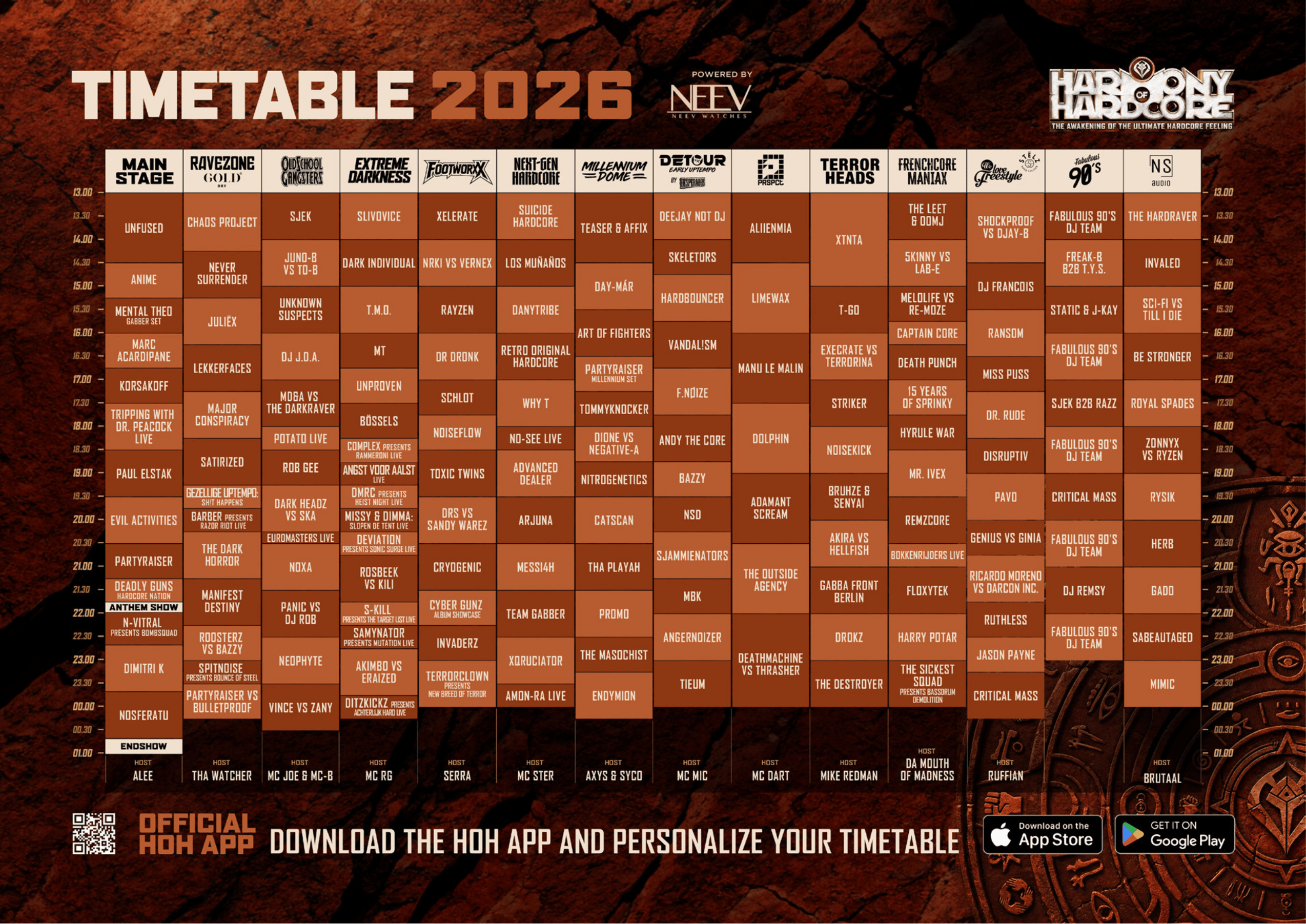 Timetable