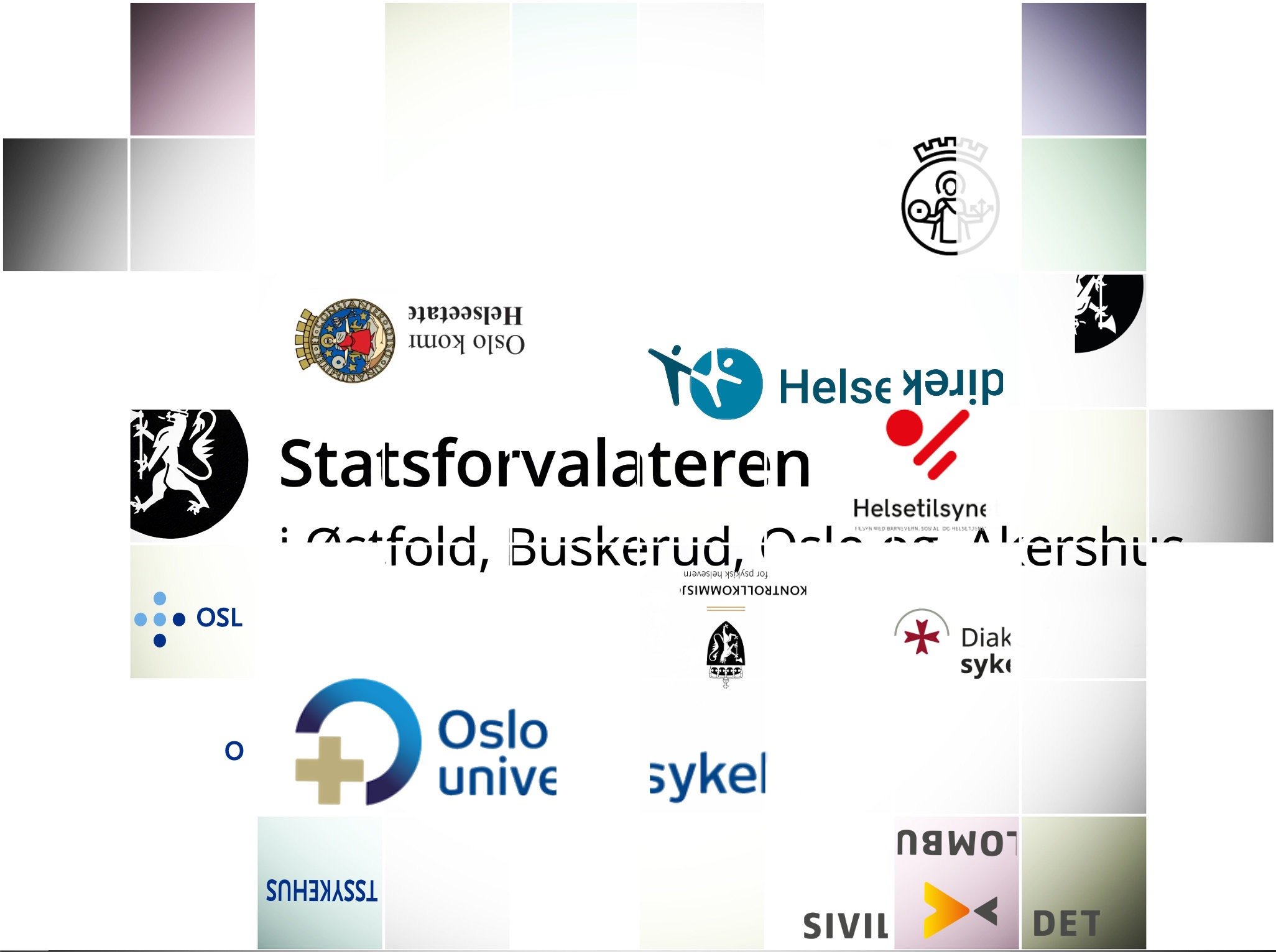 Statsforvalteren i Oslo, Oslo kommune, Kontrollkommisjonen, Statens helsetilsyn, Sivilombudet, legev