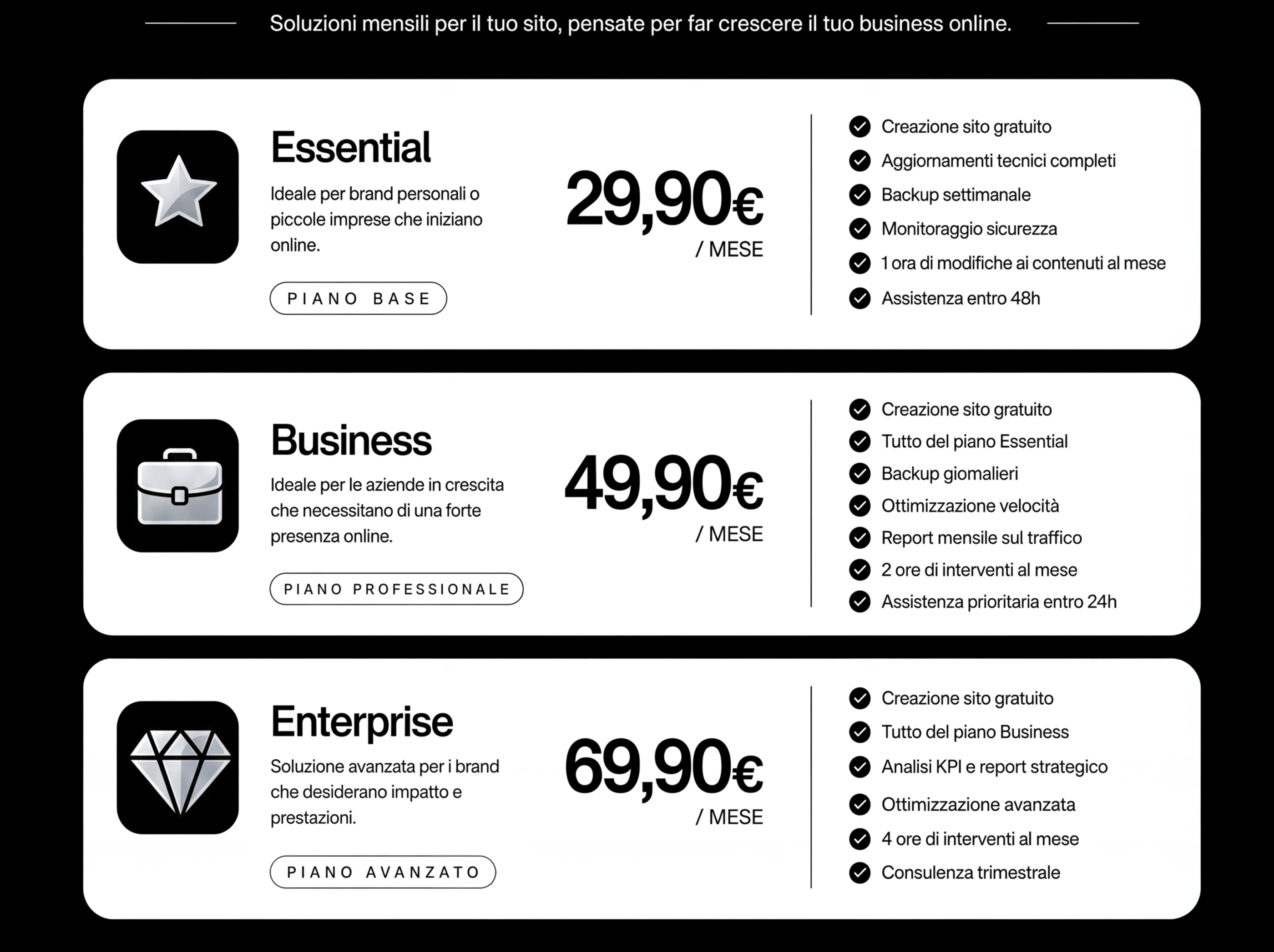abbonamenti siti web
