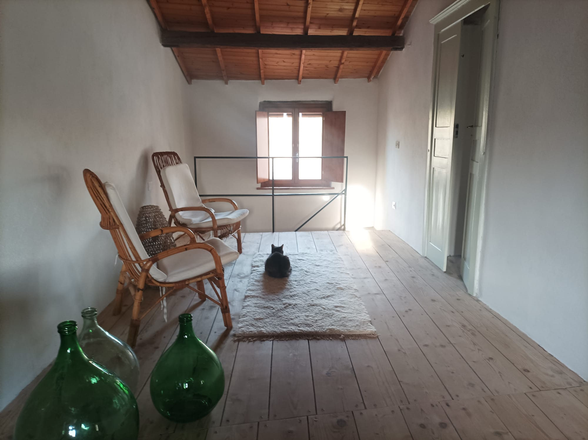 Interior, typical campidanese home in the village of Nurachi, Sardinia, Italy