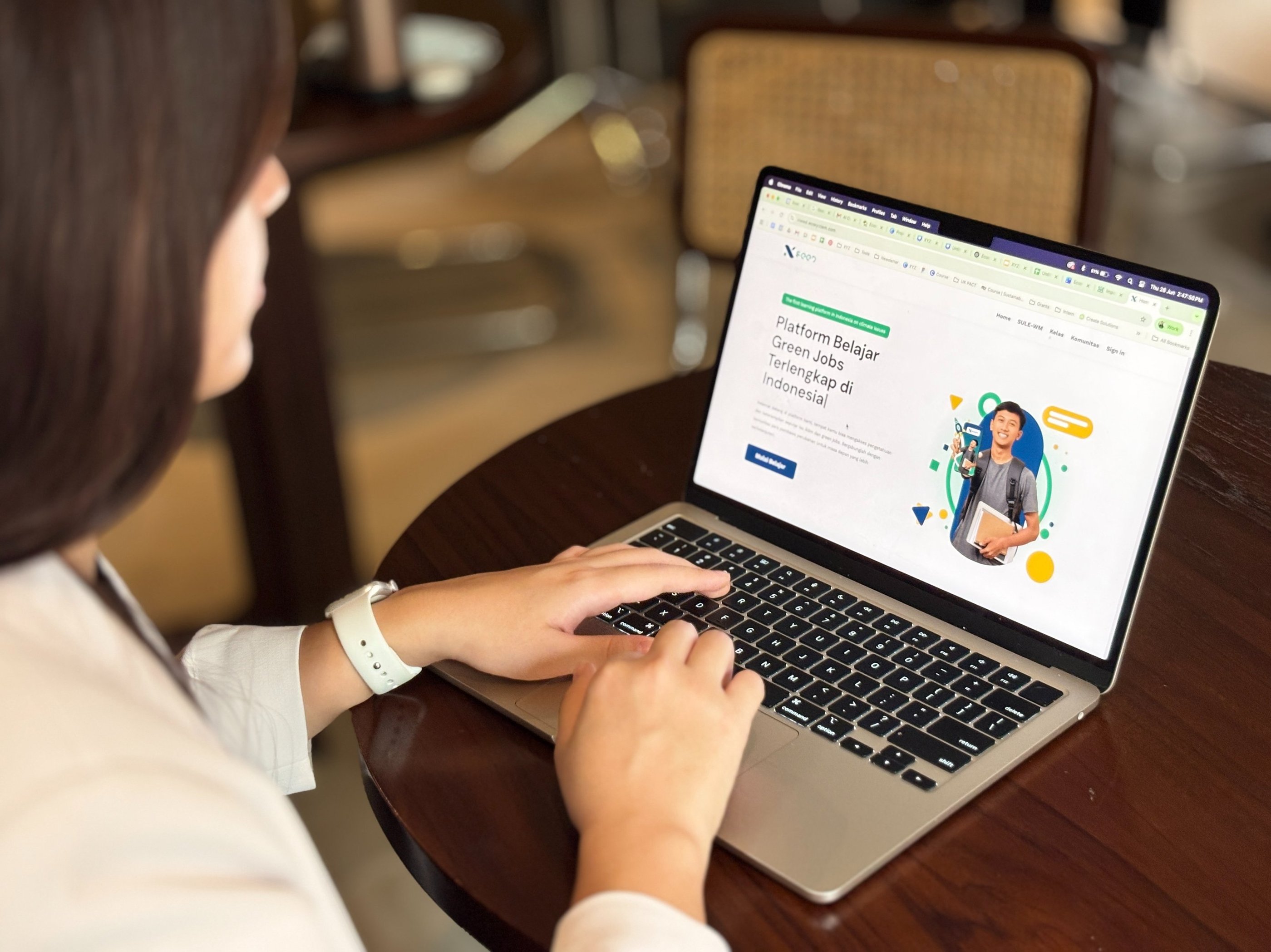 Young professionals in the XYZ talent pool exploring career opportunities in sustainability and gree