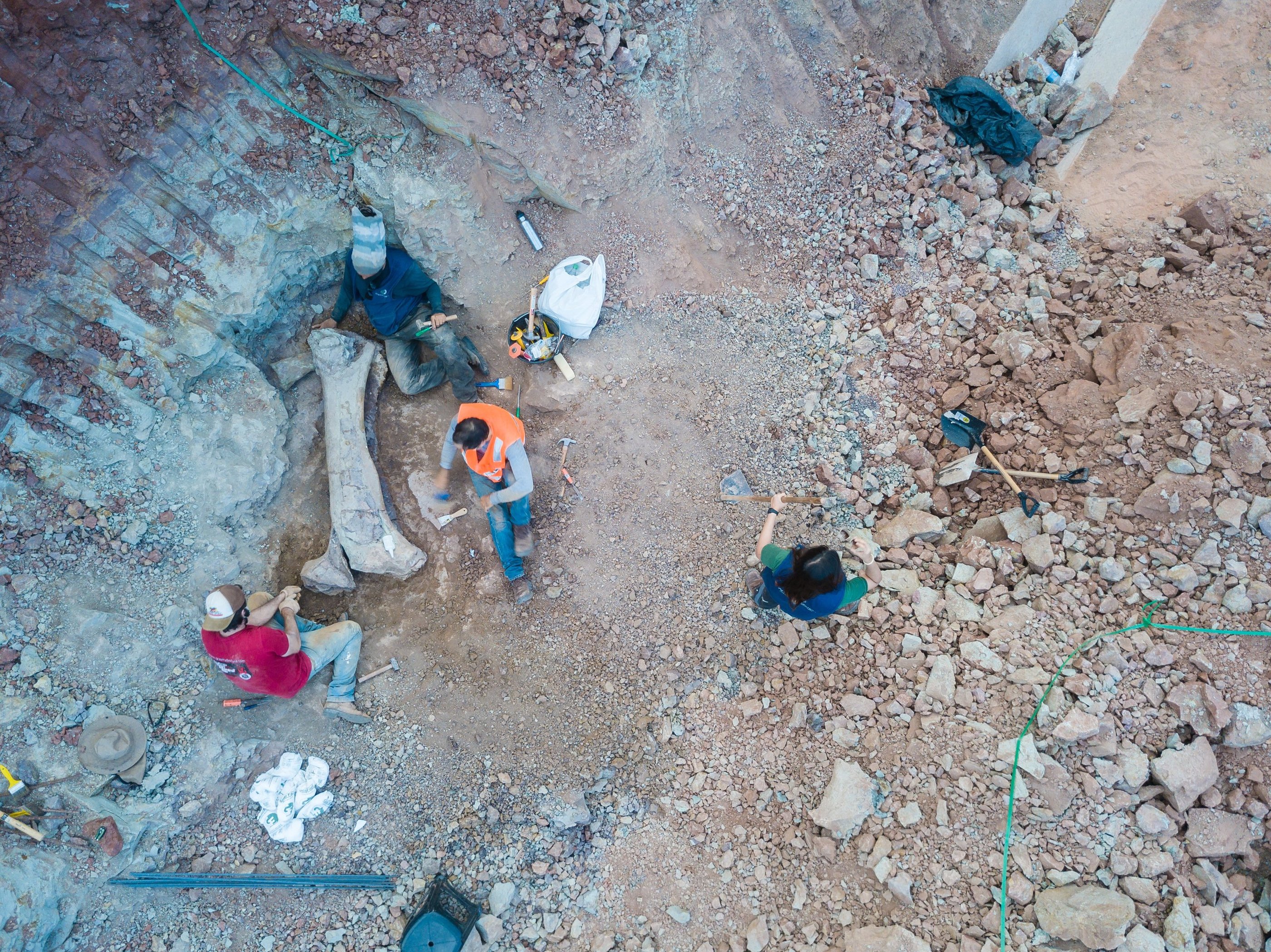 a group of people standing around a group of people