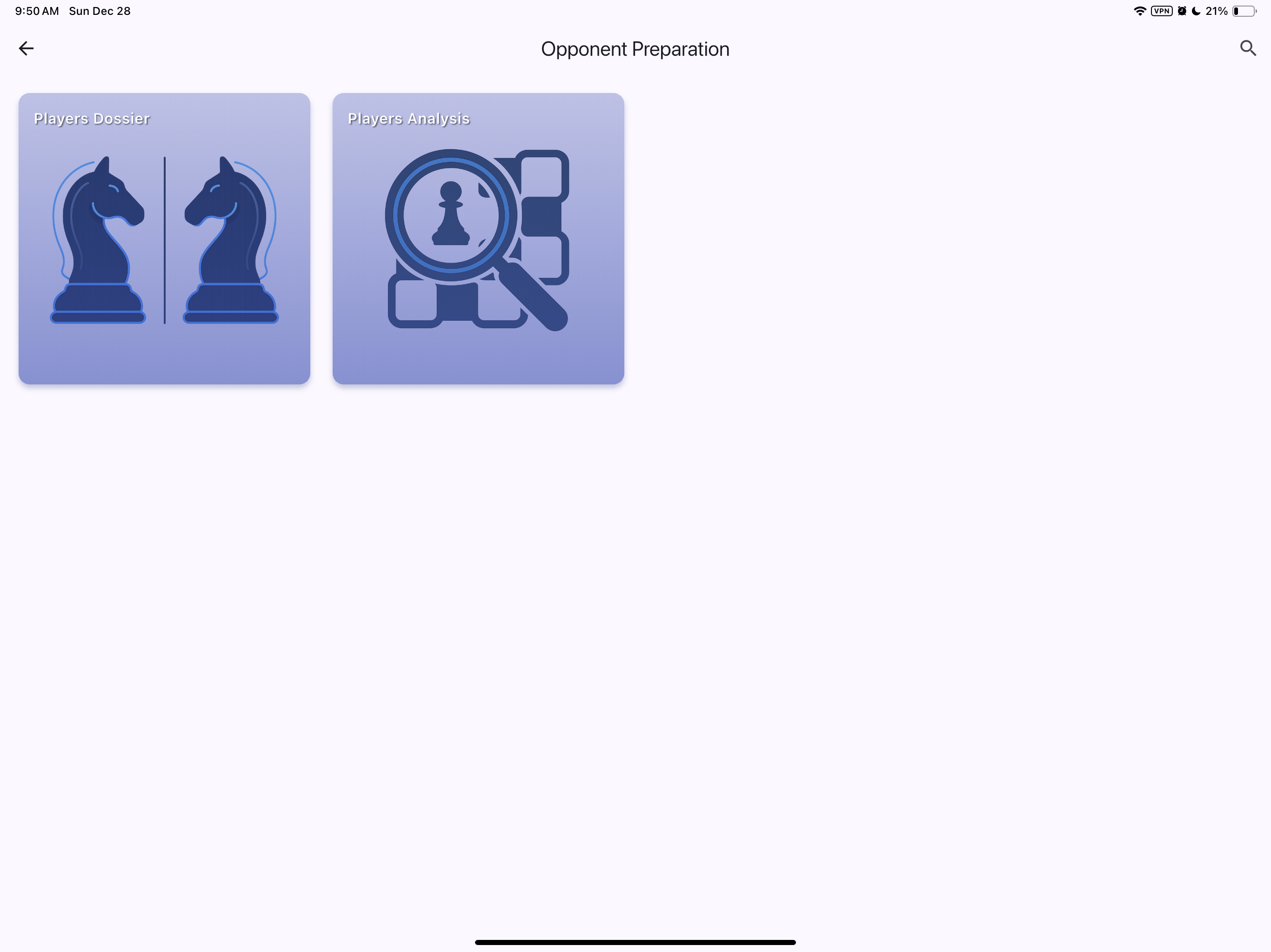 opponent preparation page