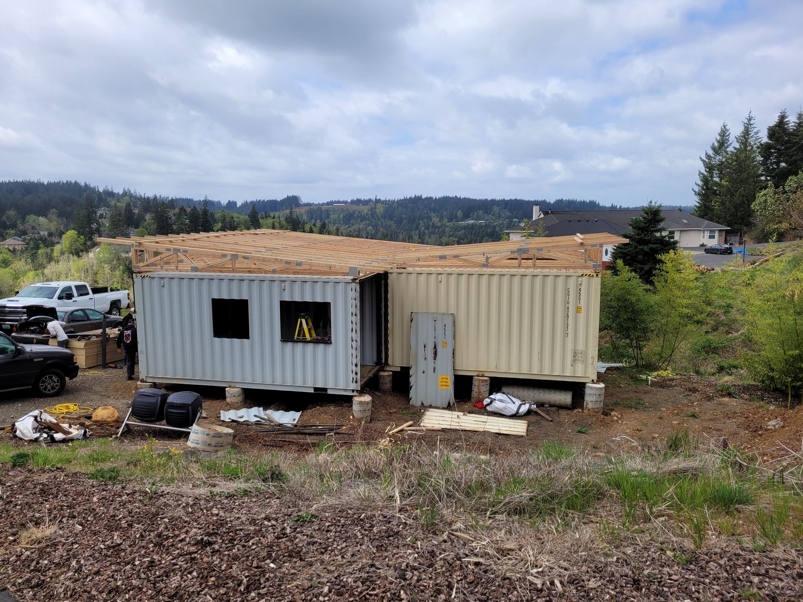 Shipping container house