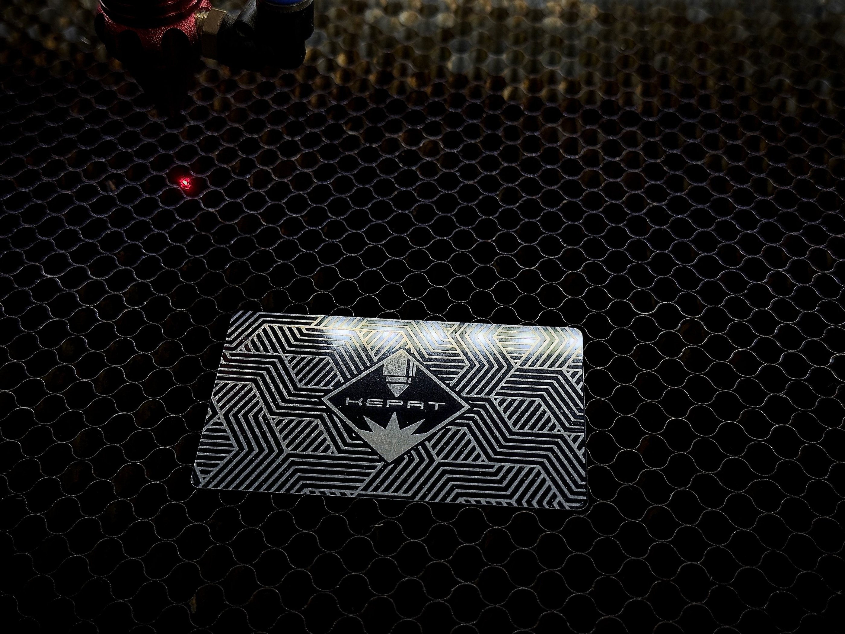 a business card