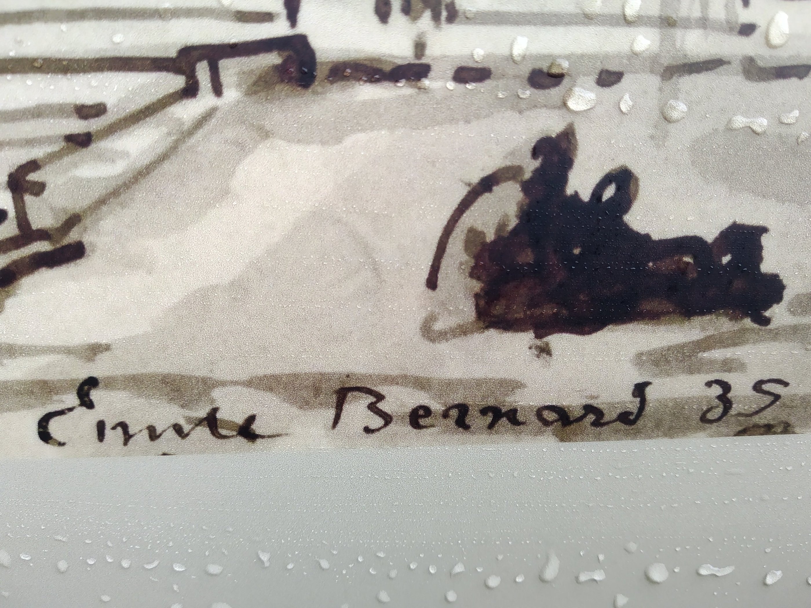 Emile Bernard Artist signature