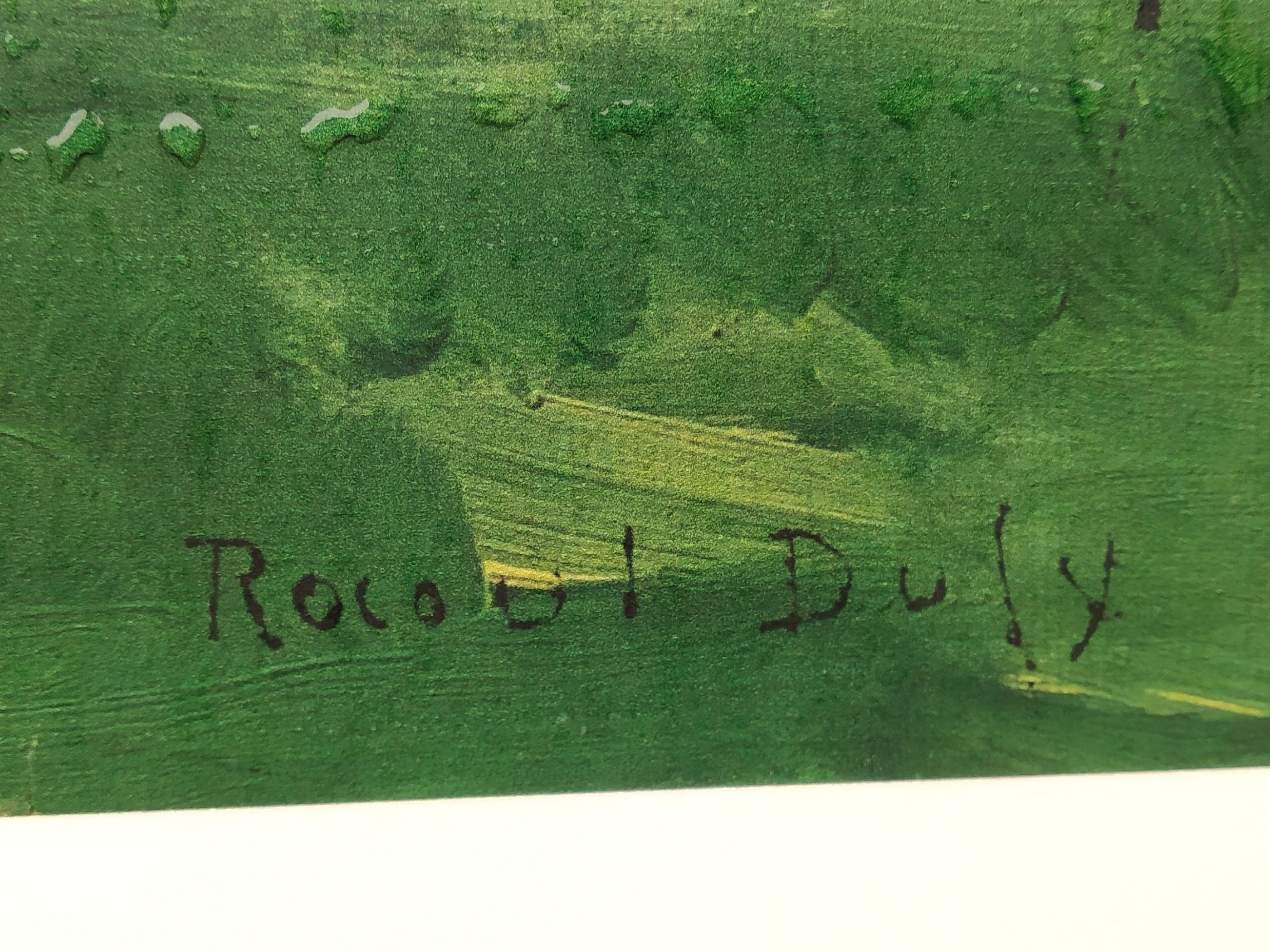 Raoul Ernest Joseph Dufy Artist signature