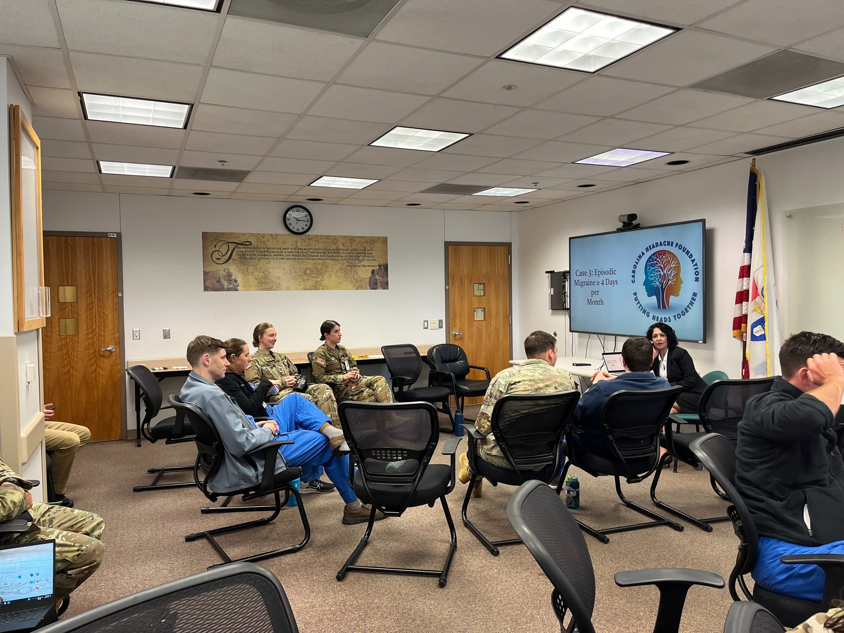 Family medicine residents in breakout sessions for the PRIME training